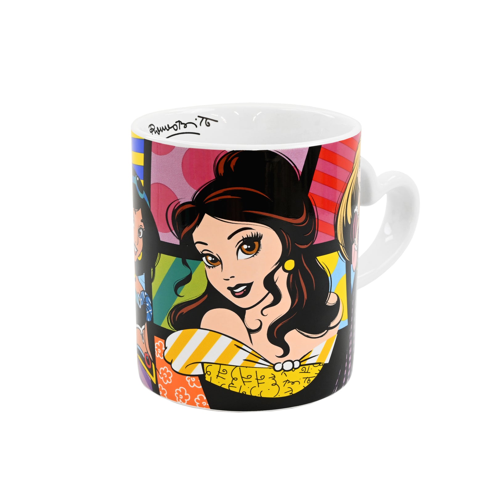 Princess Mug - Snow White, Jasmine, Belle, Rapunzel - Disney By Britto