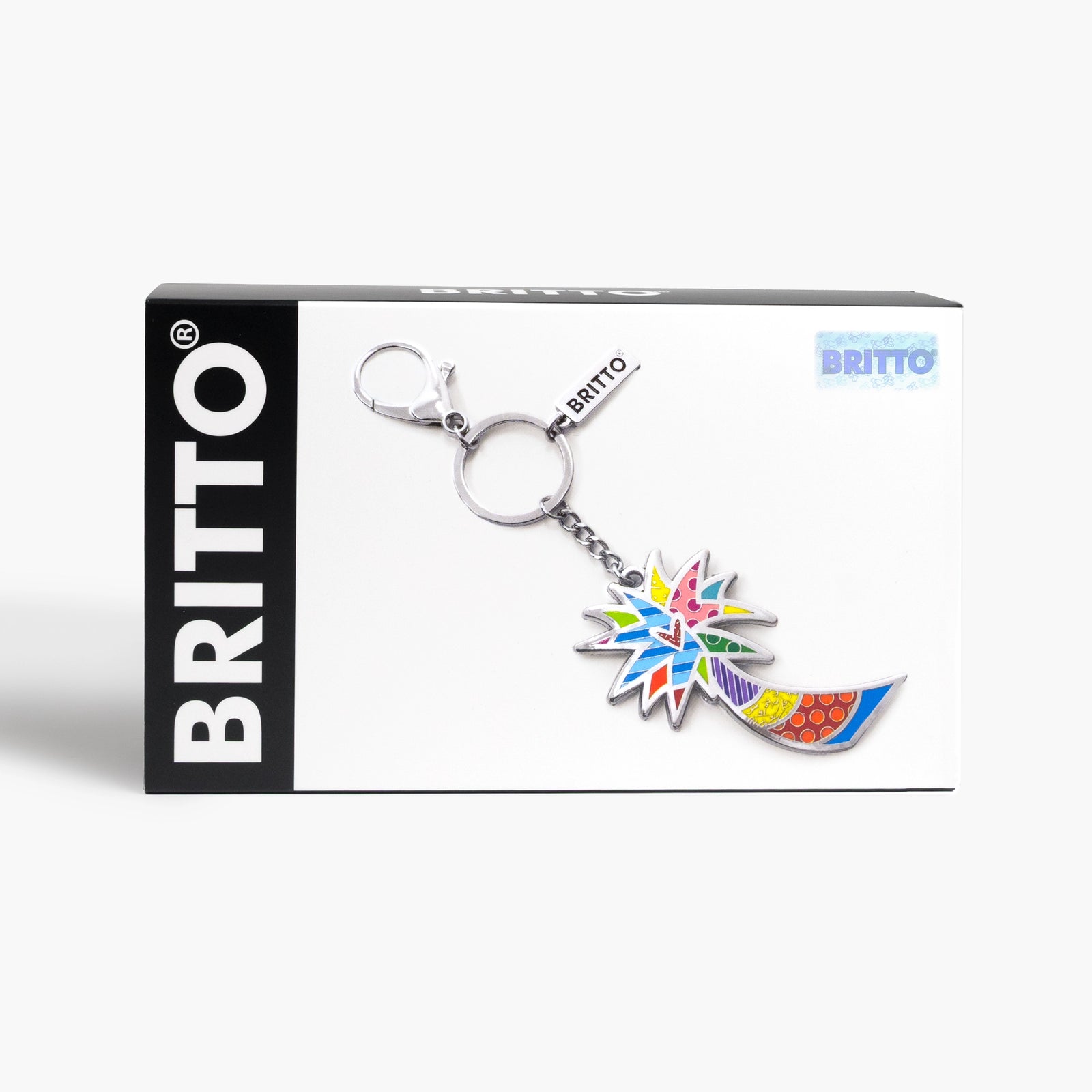 Palm Tree Britto Keychain & Bag Charm