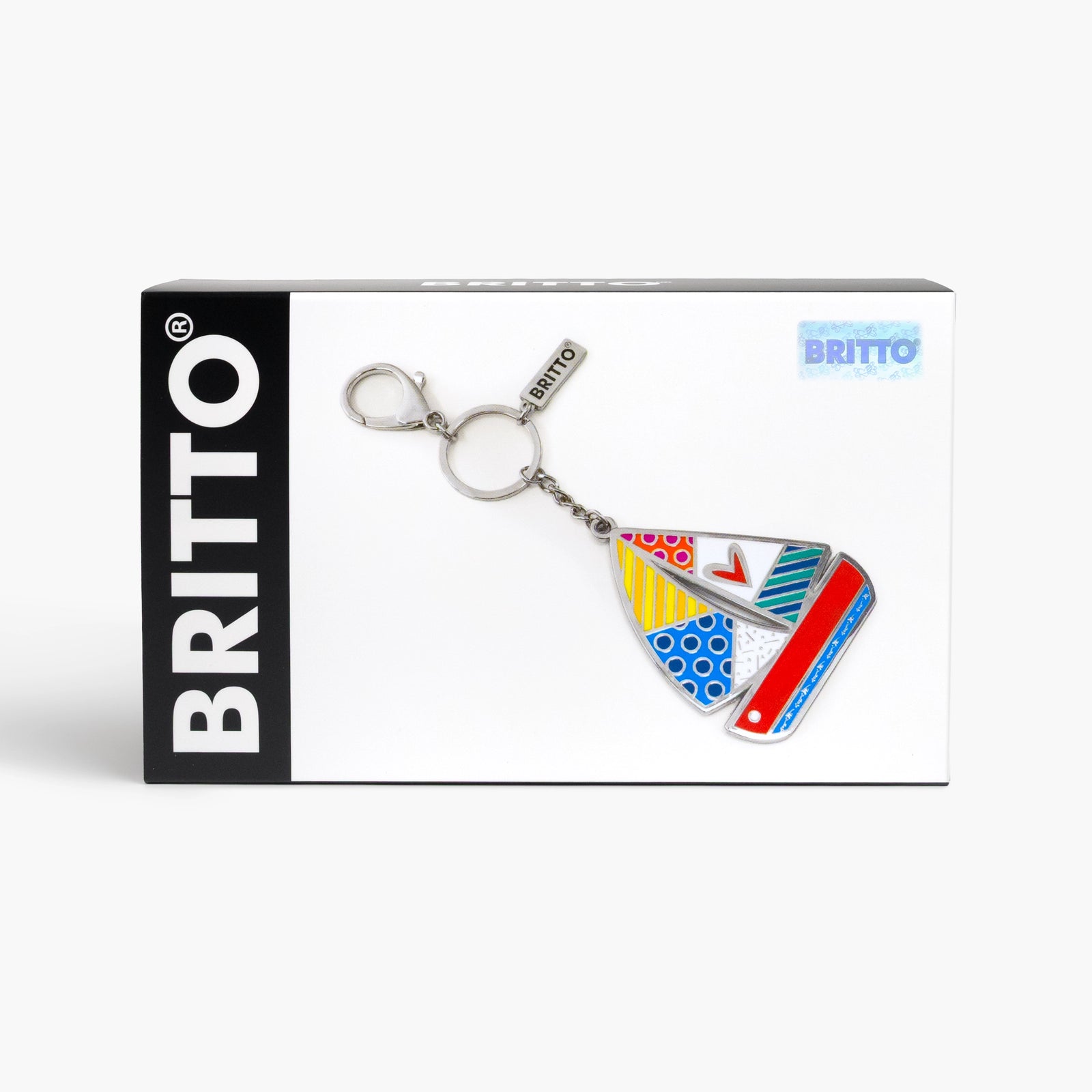 Sailboat Britto Keychain & Bag Charm
