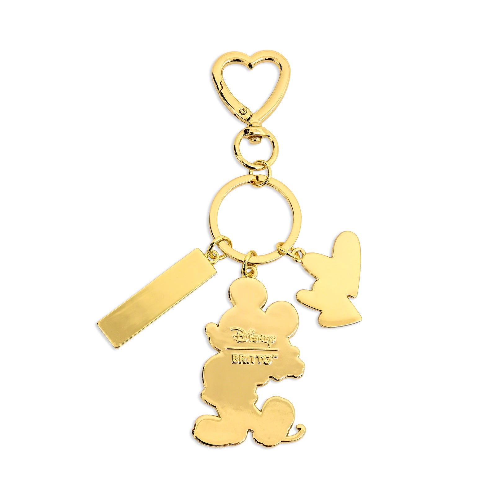 Mickey Keychain - Black & Gold - Disney By Britto