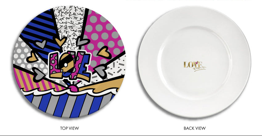 SHOW PLATE (LOVE) - LOVE by BRITTO®