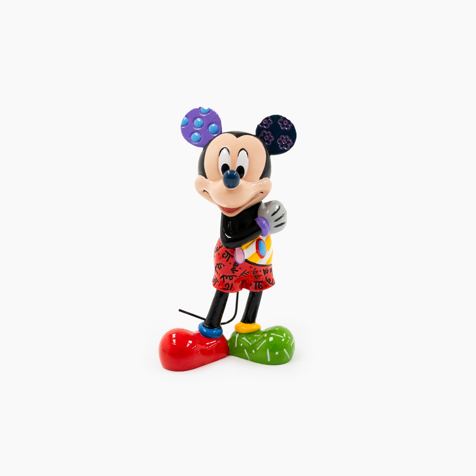 Romero Britto mickey mini 2025 disney by colorful pop art design