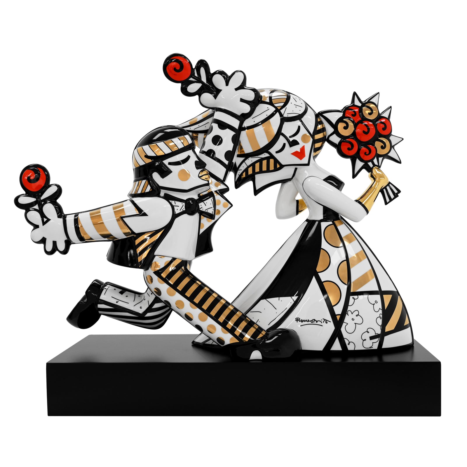 Golden Follow Me - Britto Fine Porcelain Collectible