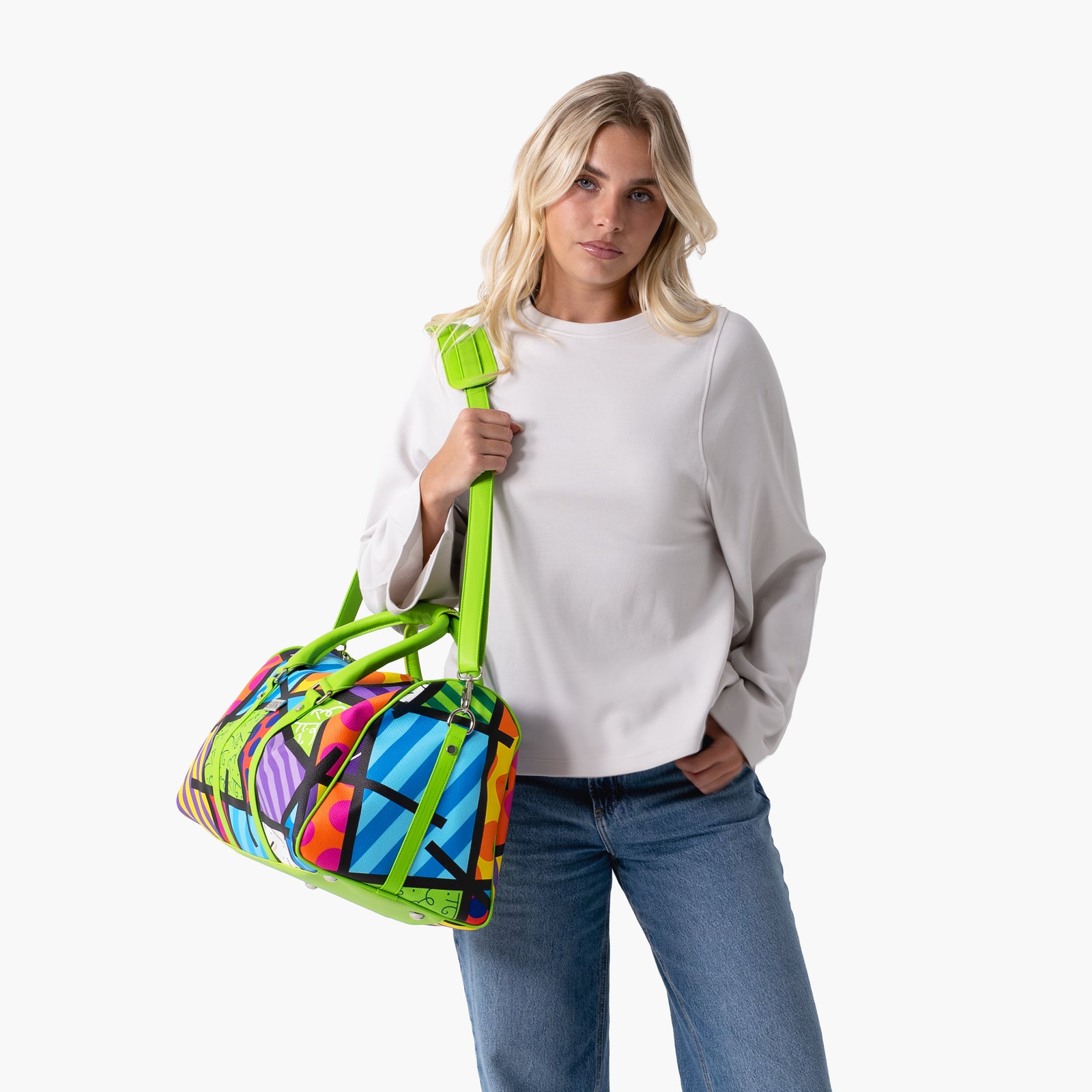 Green Landscape Britto Duffle Bag