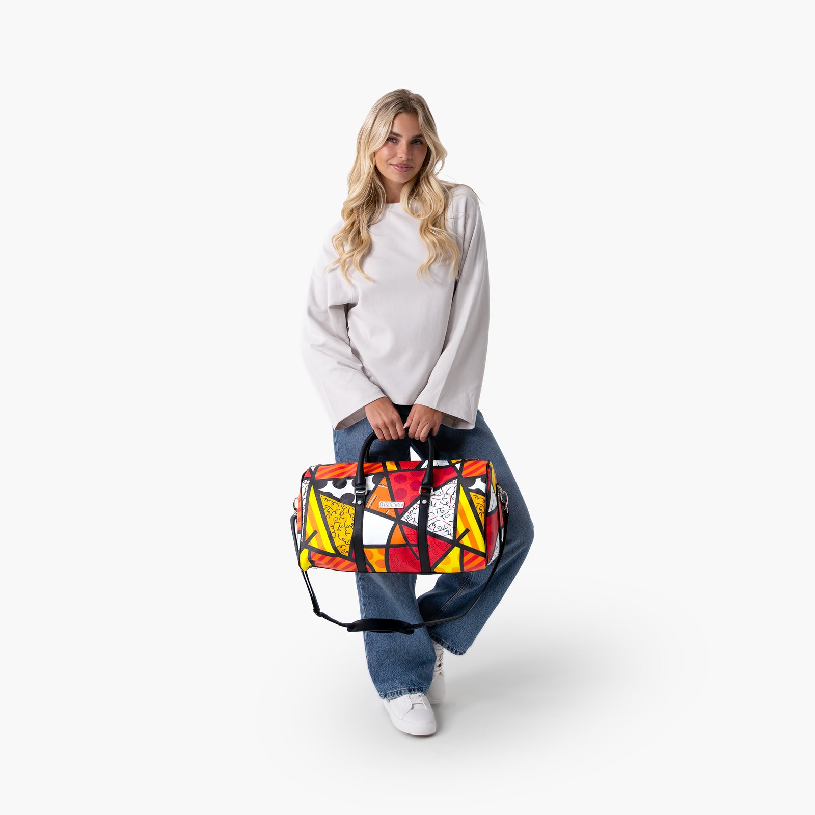 Red Landscape Britto Duffle Bag