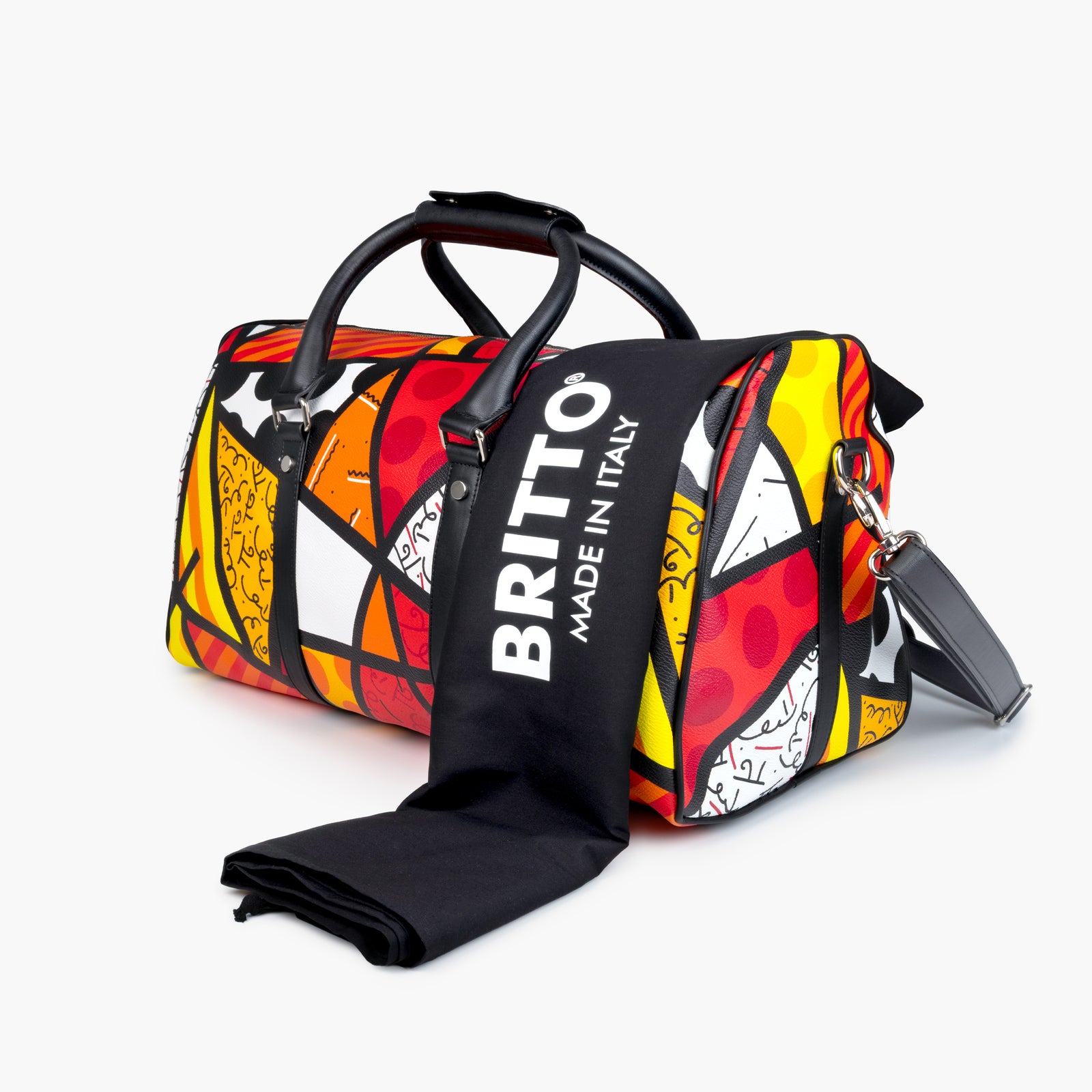 Red Landscape Britto Duffle Bag