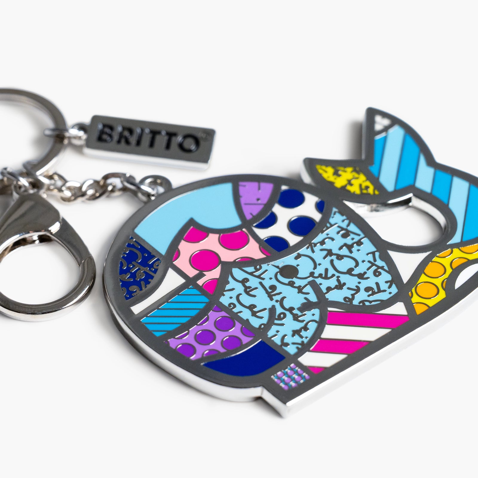 Whale Britto Keychain