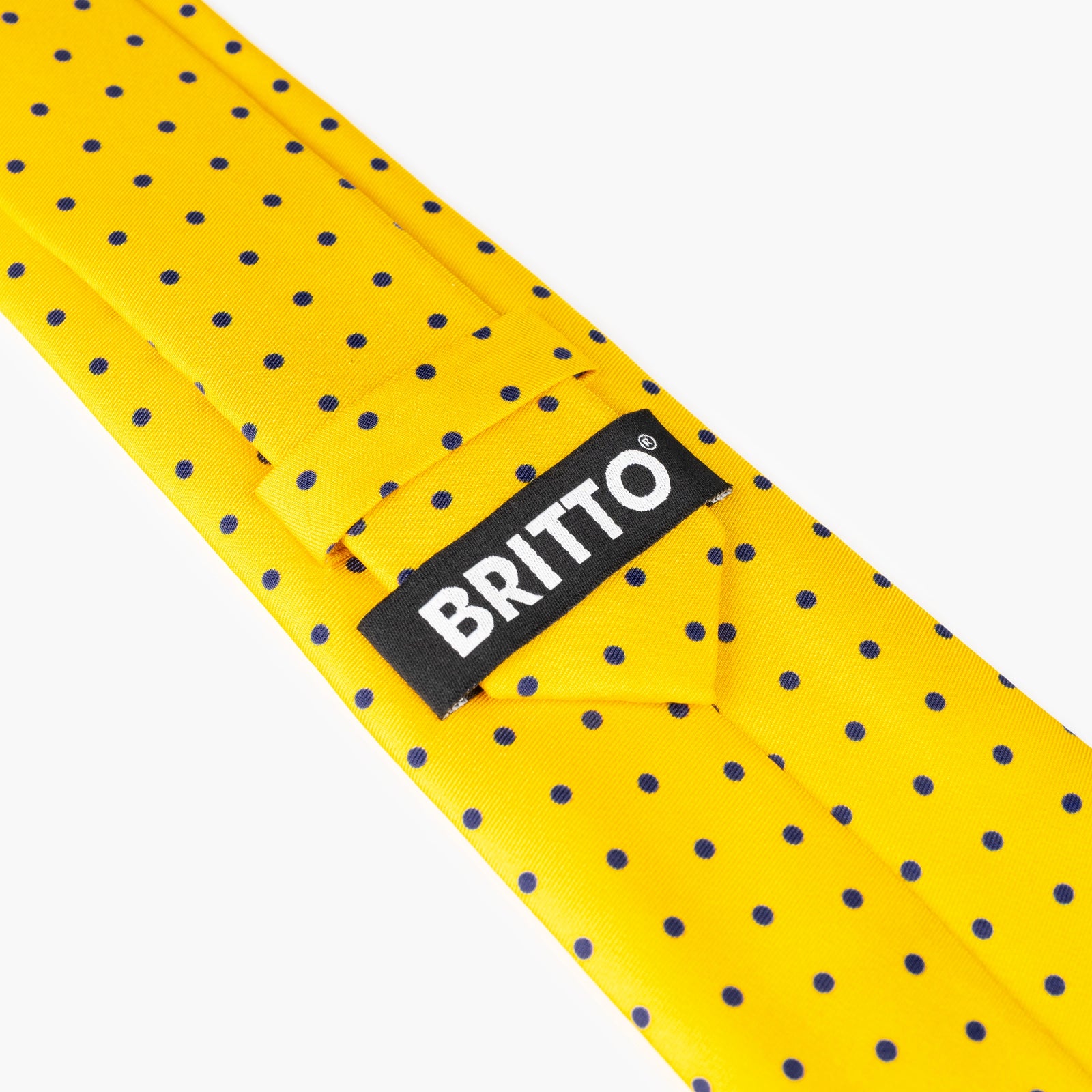 Dots On Yellow Britto Tie