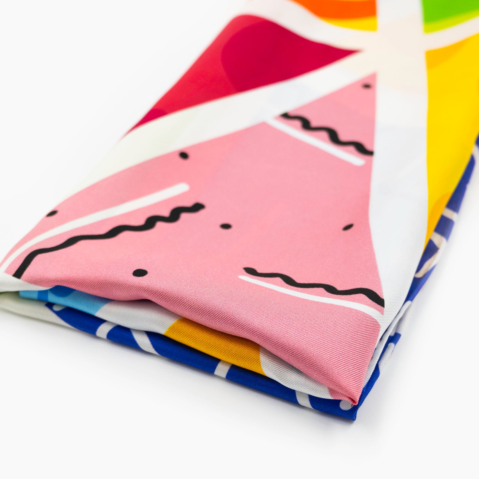 baby blue landscape britto silk colorful decorative collectible gift idea