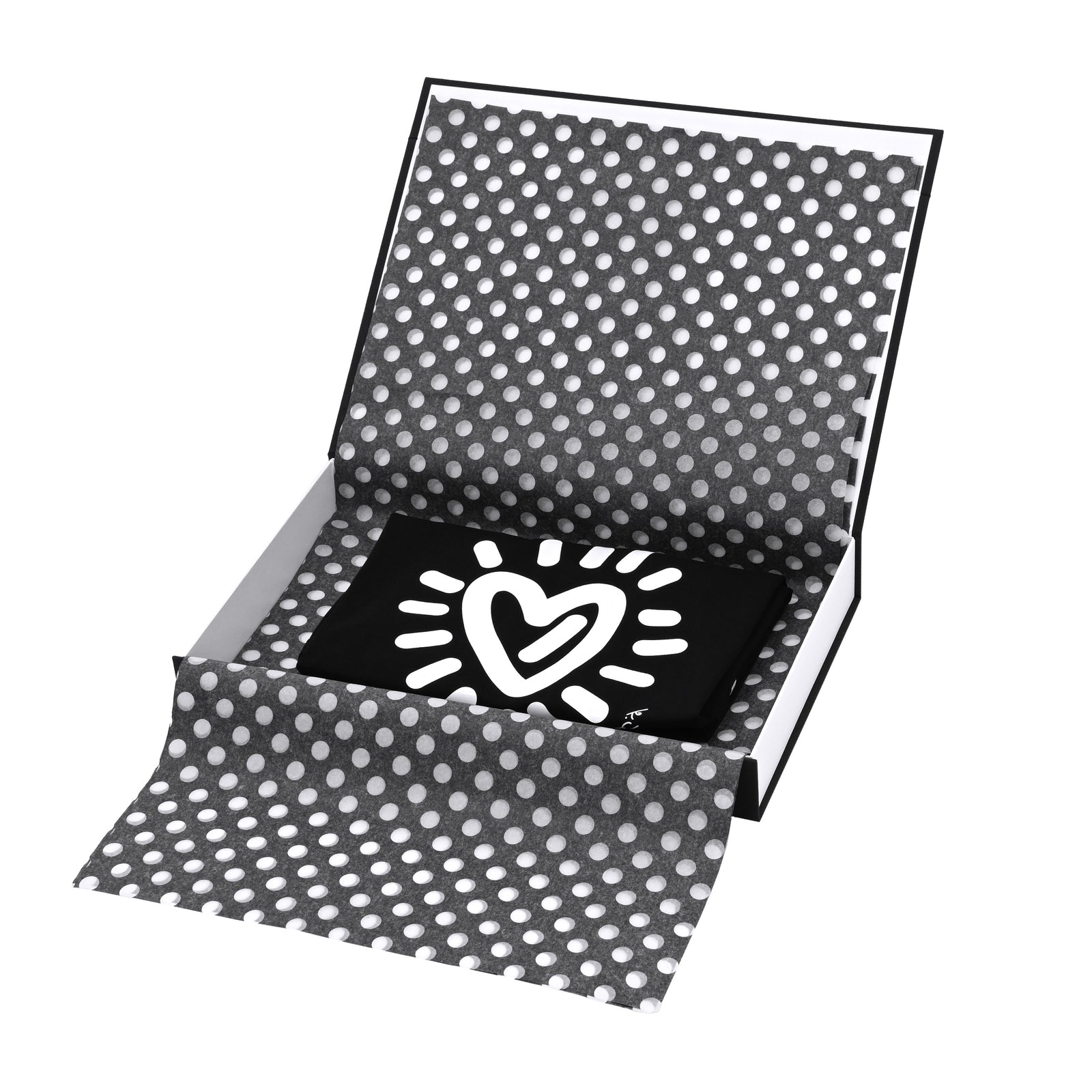 BRITTO® T Shirt - Graffiti Heart - Black (Men)