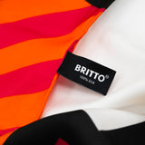 BRITTO® SILK SCARF - RED LANDSCAPE