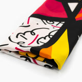 BRITTO® SILK SCARF - RED LANDSCAPE
