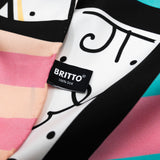 BRITTO® SILK SCARF - PINK LANDSCAPE