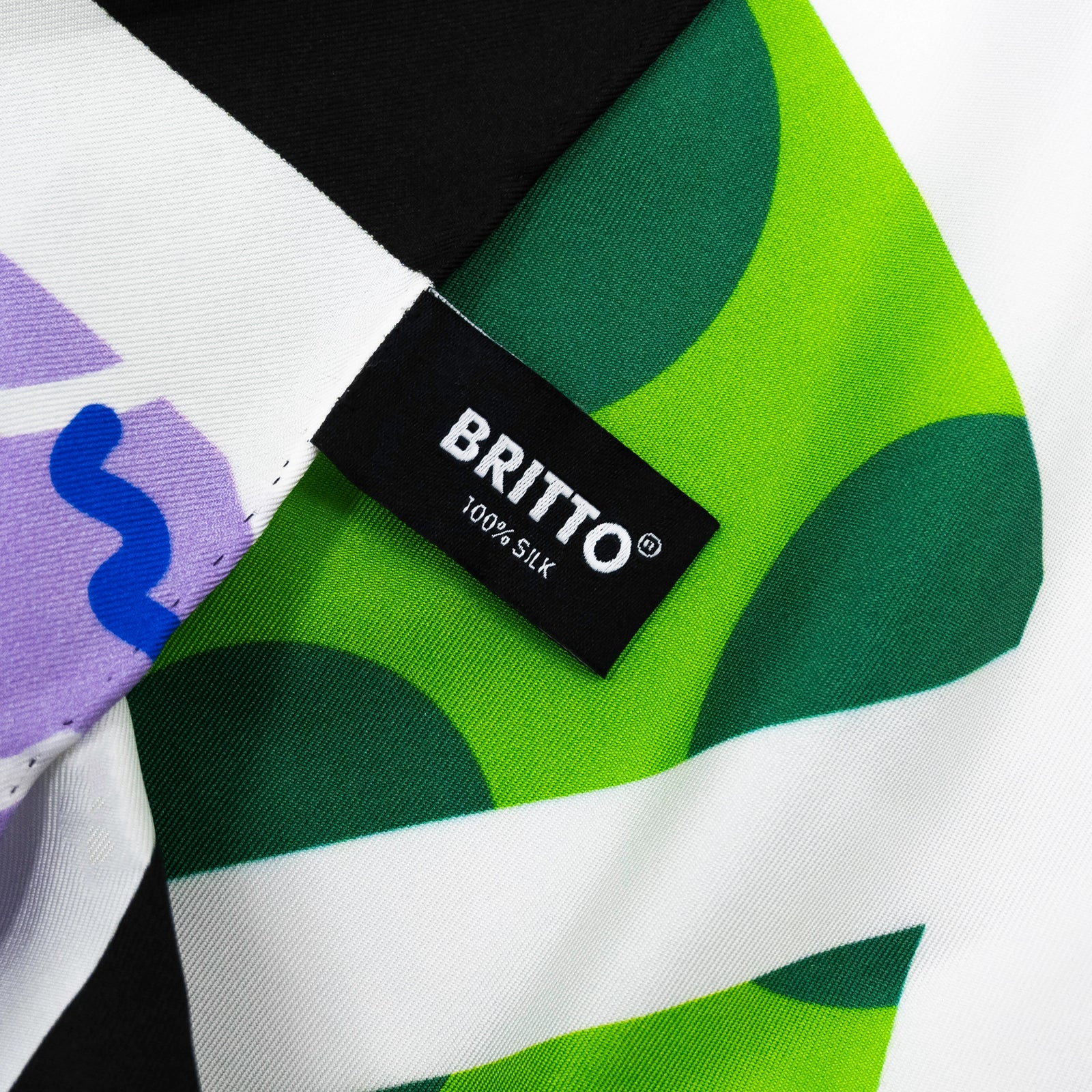 Midnight Britto Silk Scarf