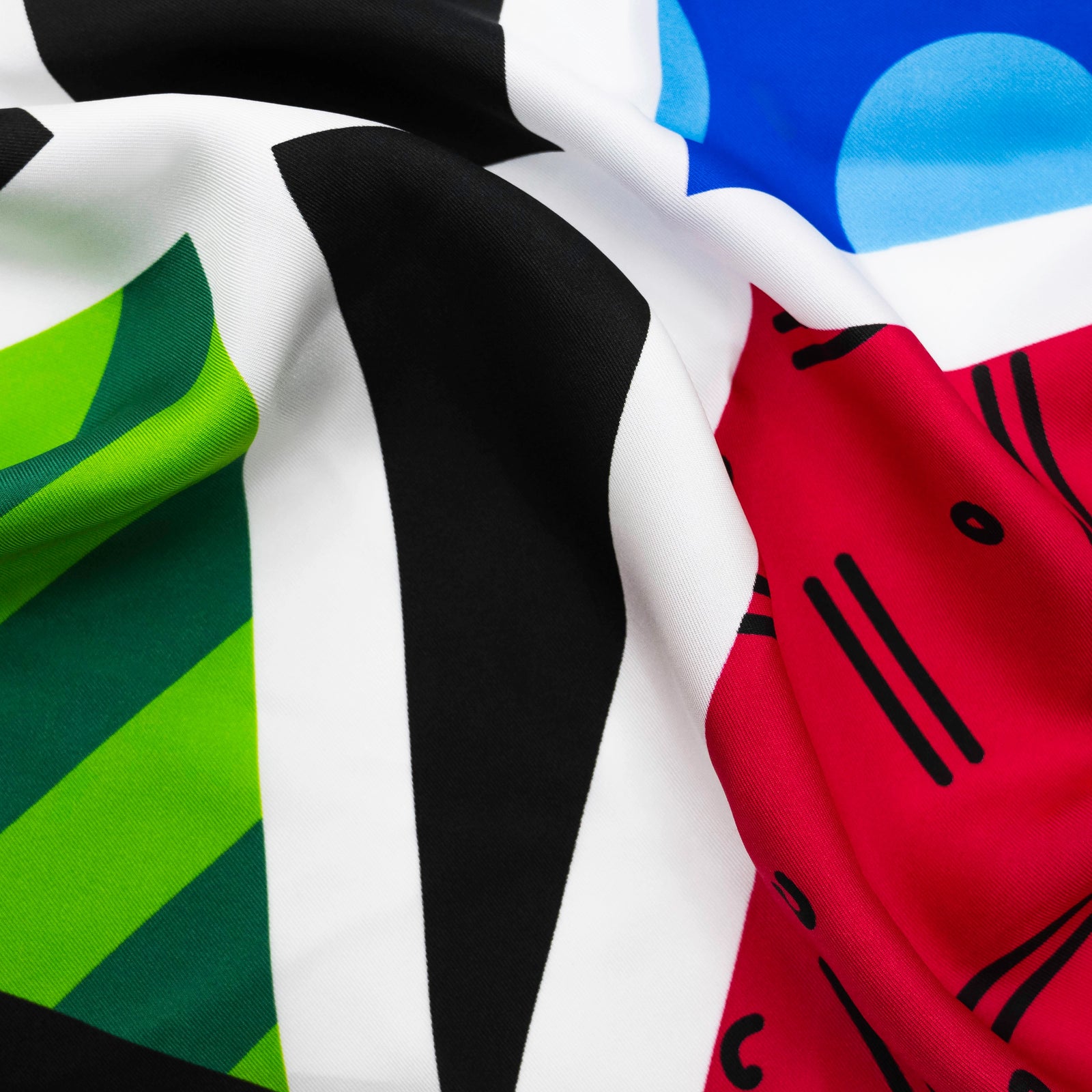 Midnight Britto Silk Scarf