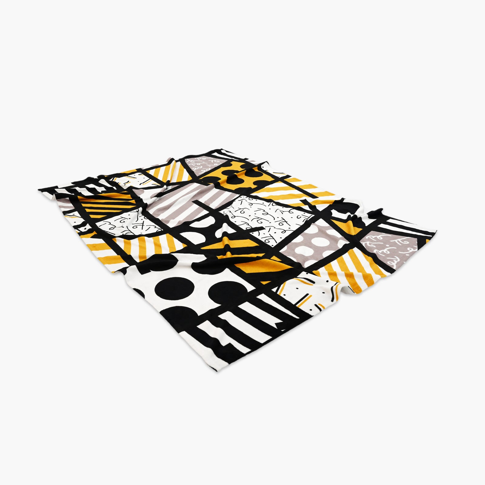 Gold & Silver Landscape Britto Blanket