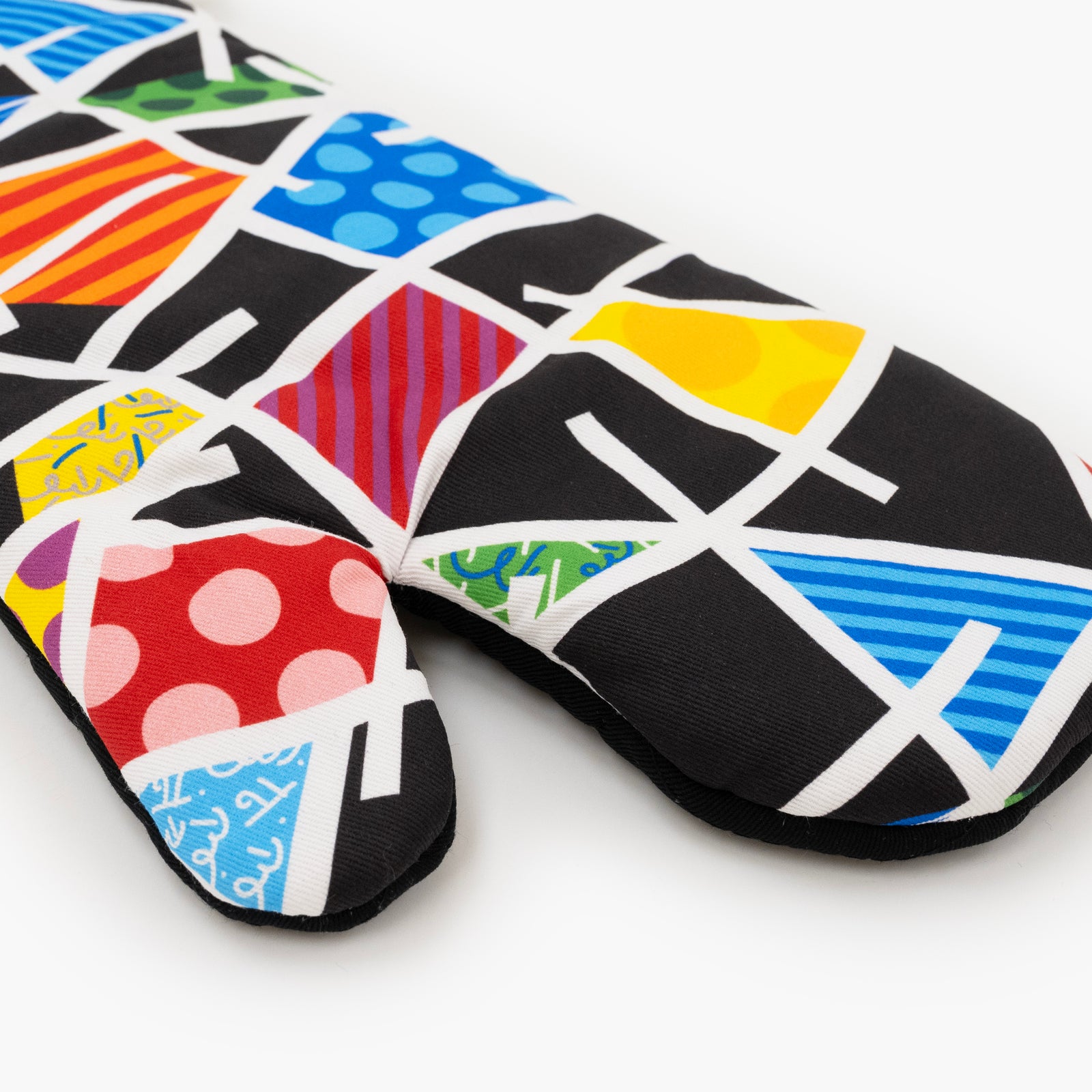 Romero Britto midnight britto oven mitt pot contemporary pop art piece