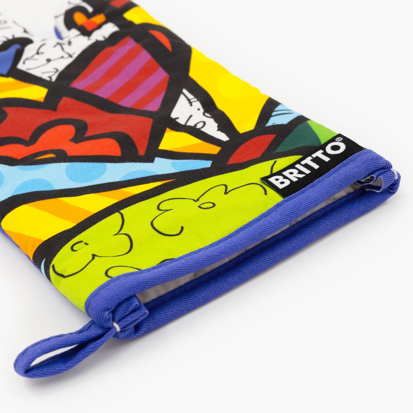 Romero Britto new day britto oven mitt colorful pop art design