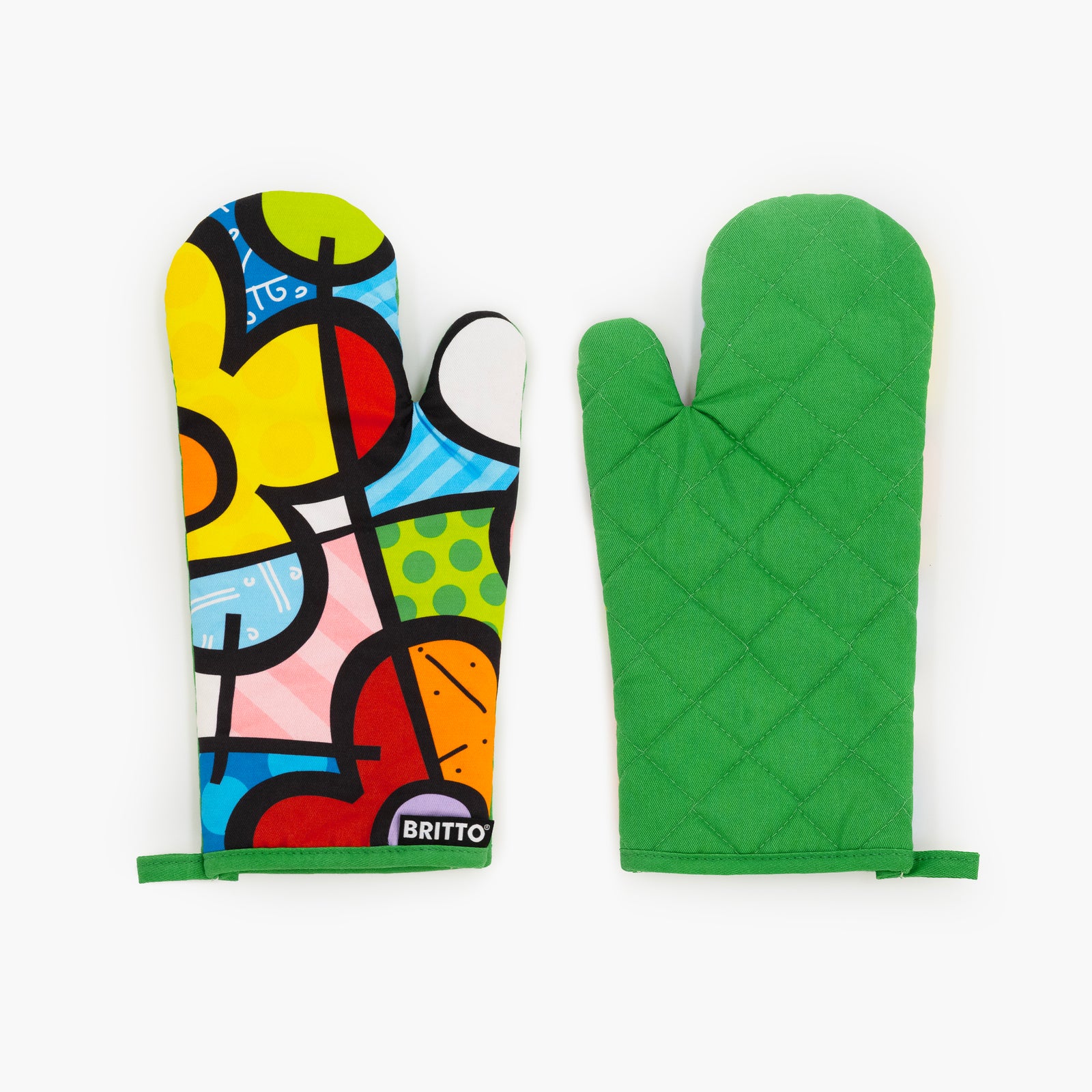 botanical britto oven mitt pot colorful decorative collectible gift idea