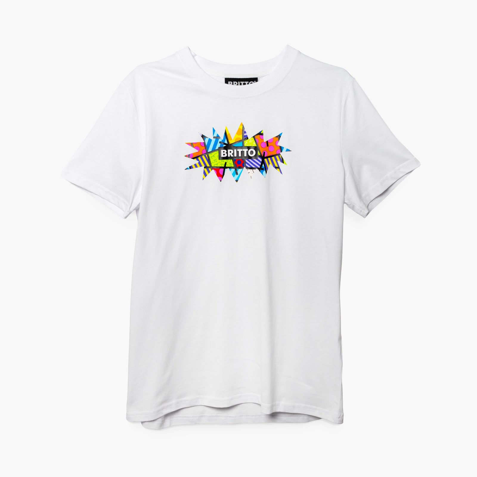 Burst Lime Green Britto T-Shirt For Women