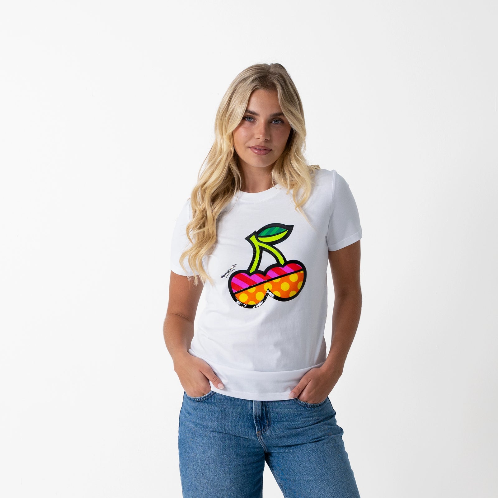 Cherries Britto T-Shirt For Women