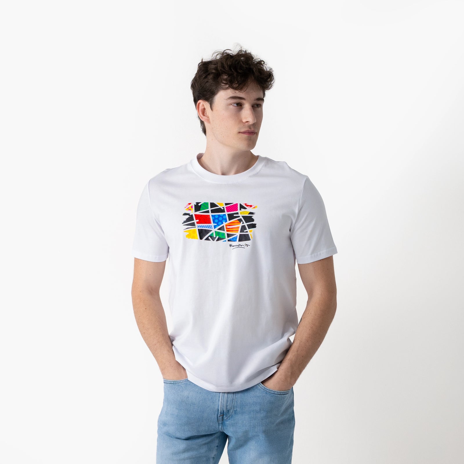 Night Landscape Britto T-Shirt For Men