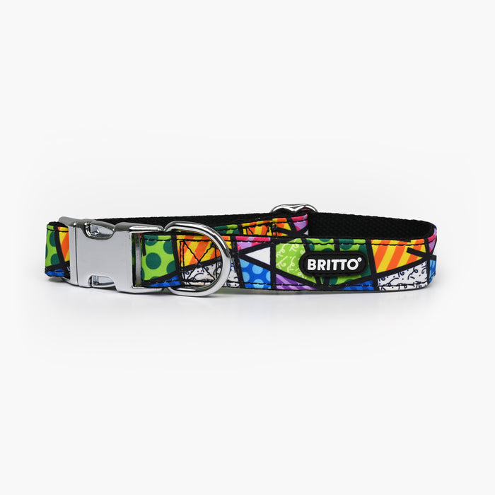 BRITTO® PET Collar and Leash  - Colorful Landscape