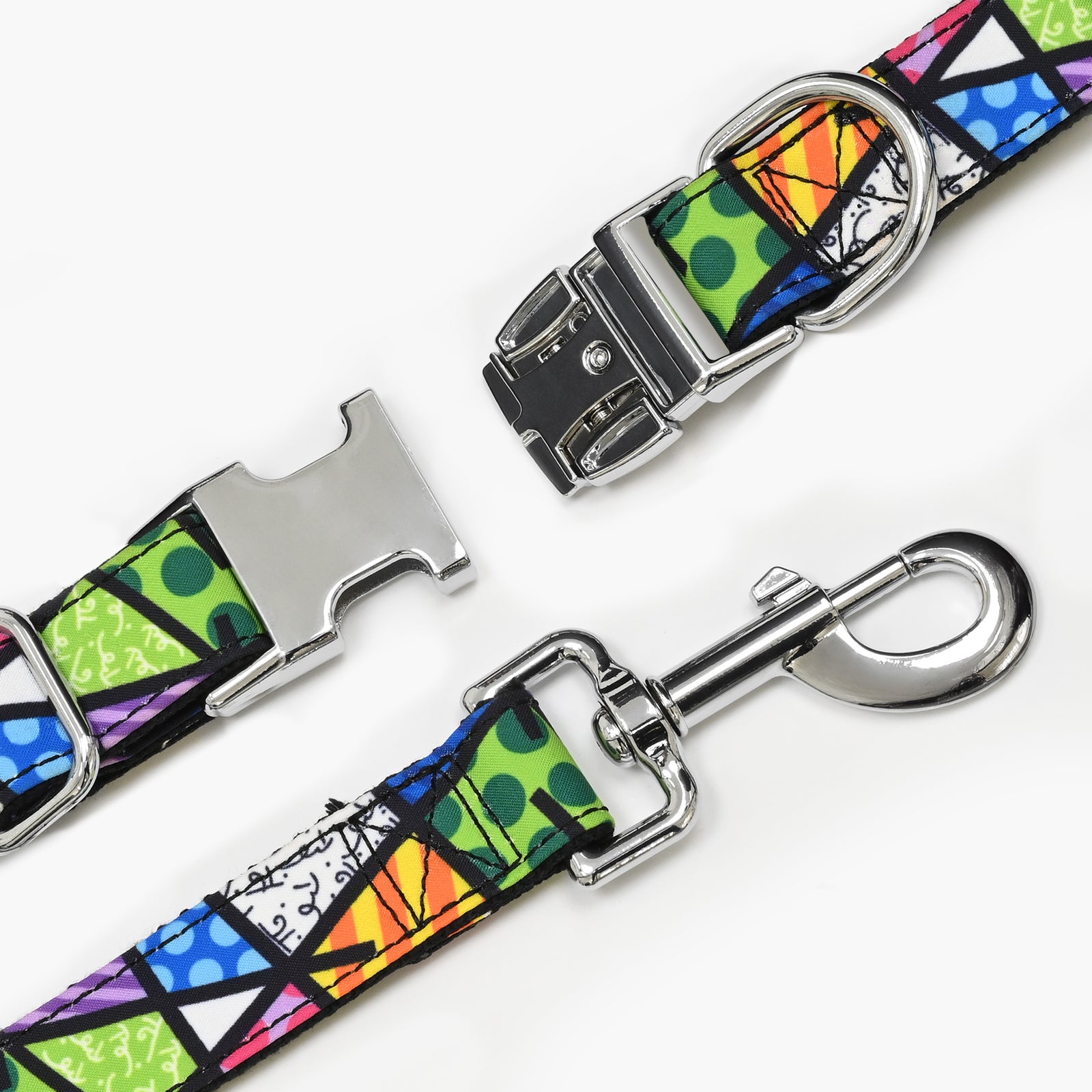 BRITTO® PET Collar and Leash - Colorful Landscape