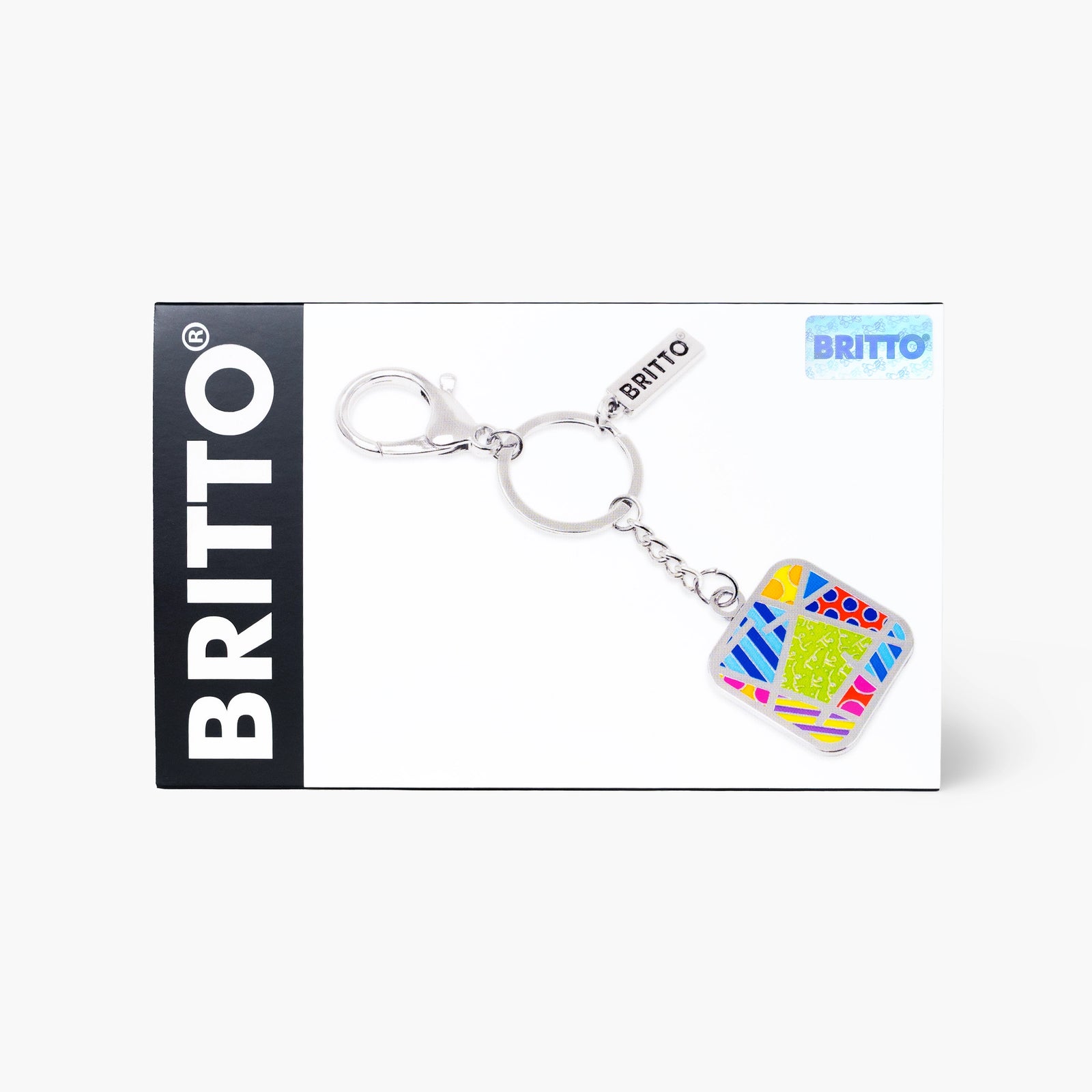 Lime Green Landscape Britto Keychain