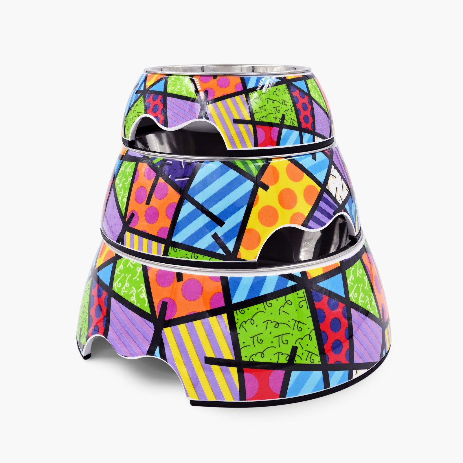 BRITTO® PET Bowl - Lime Green Landscape