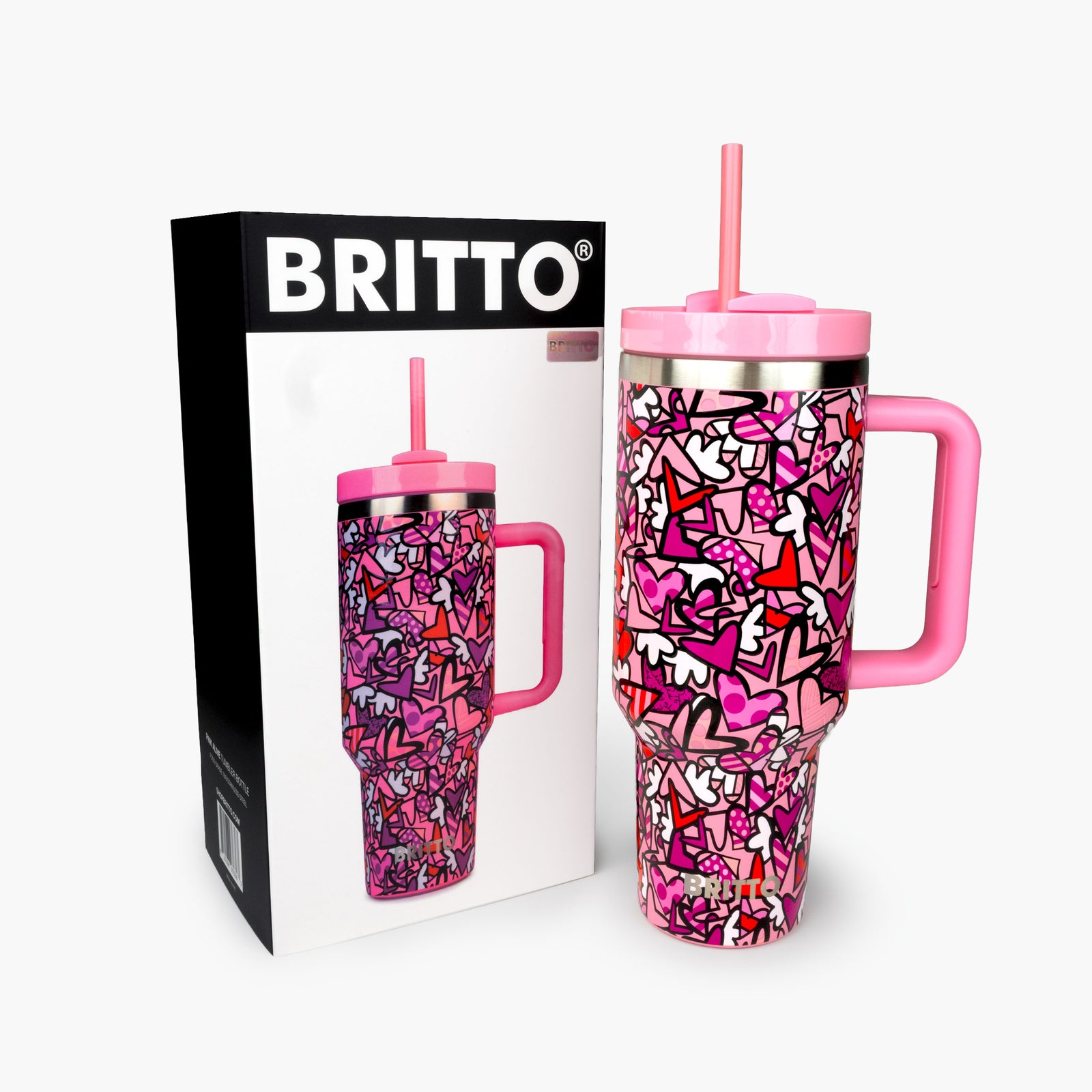 Alive Pink Britto 40oz Tumbler