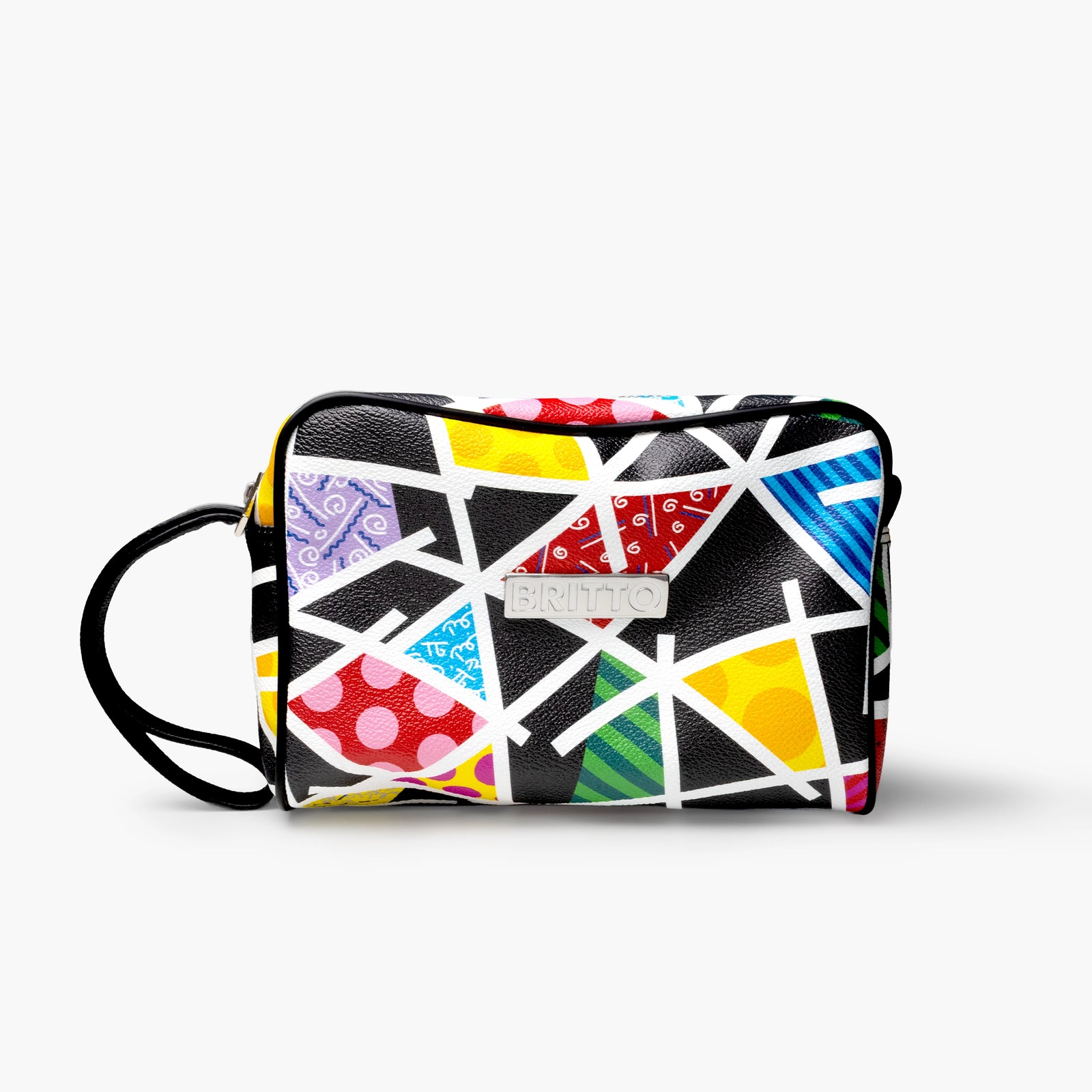 Romero Britto midnight landscape britto eco leather colorful pop art design