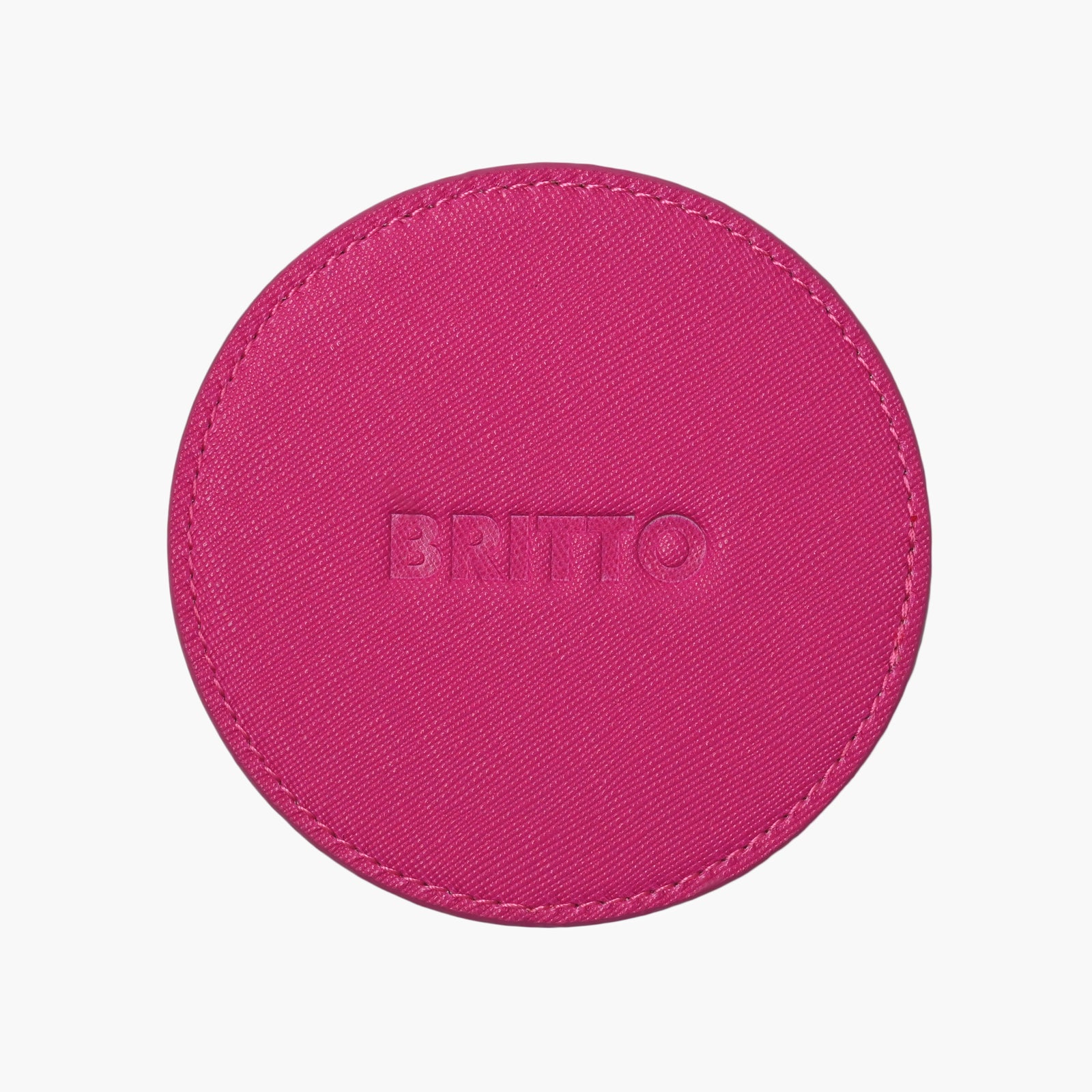 Pink Landscape Britto Round Coasters