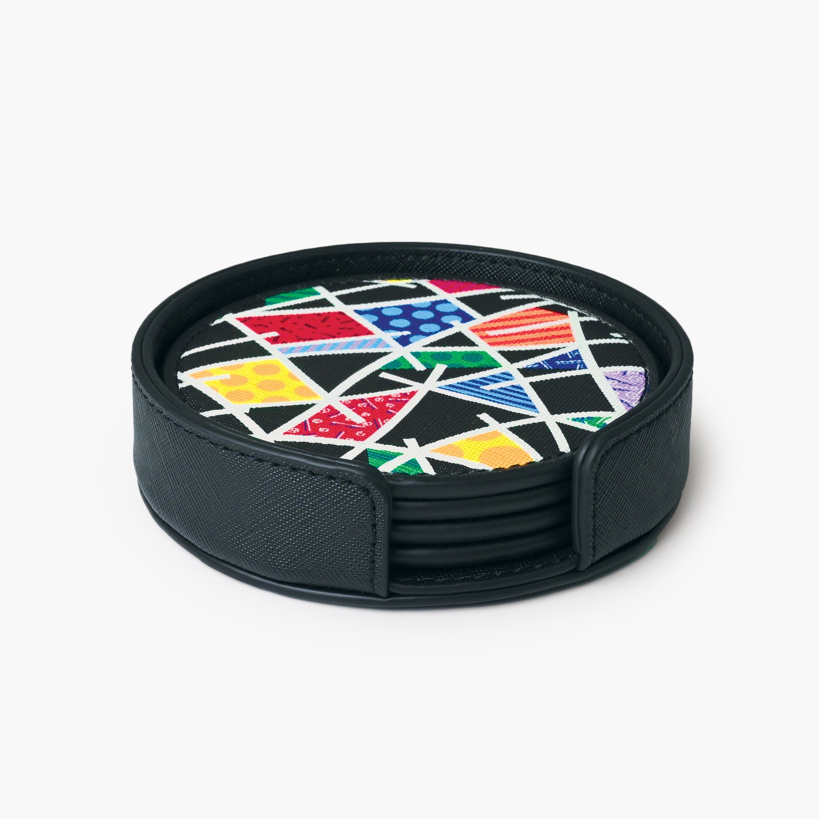 Midnight Landscape Britto Round Coasters