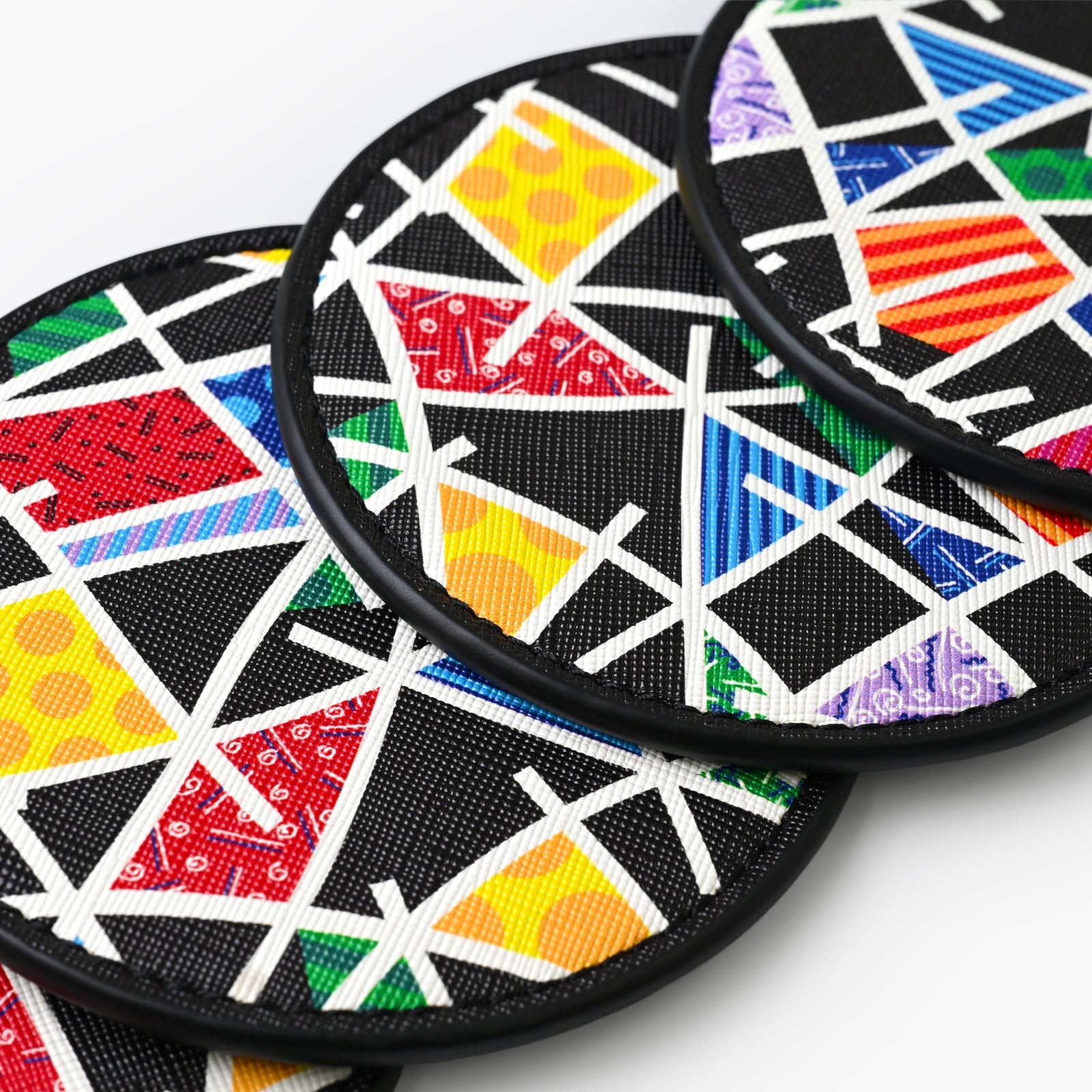 Midnight Landscape Britto Round Coasters