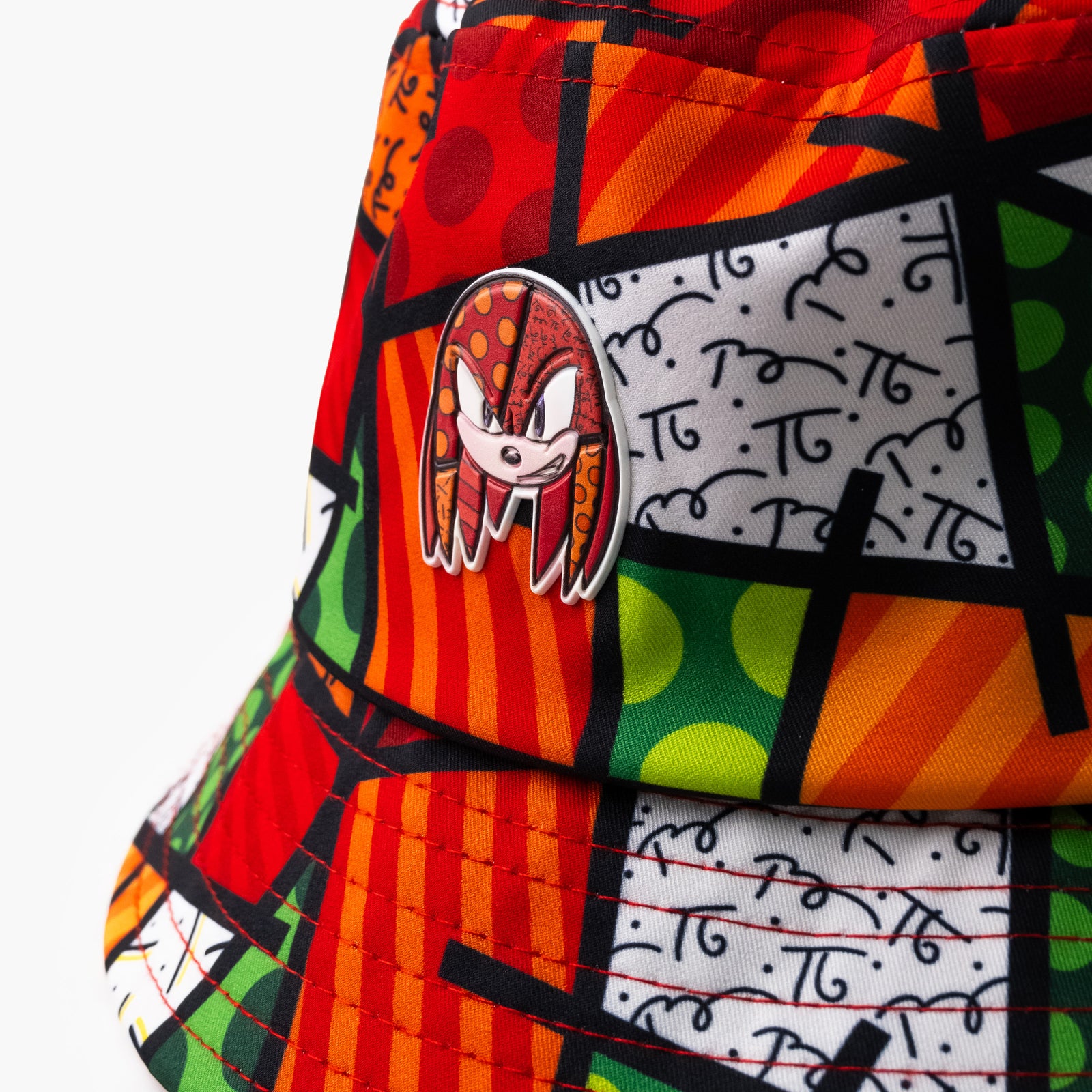 knuckles sega by britto bucket artistic colorful design collectible