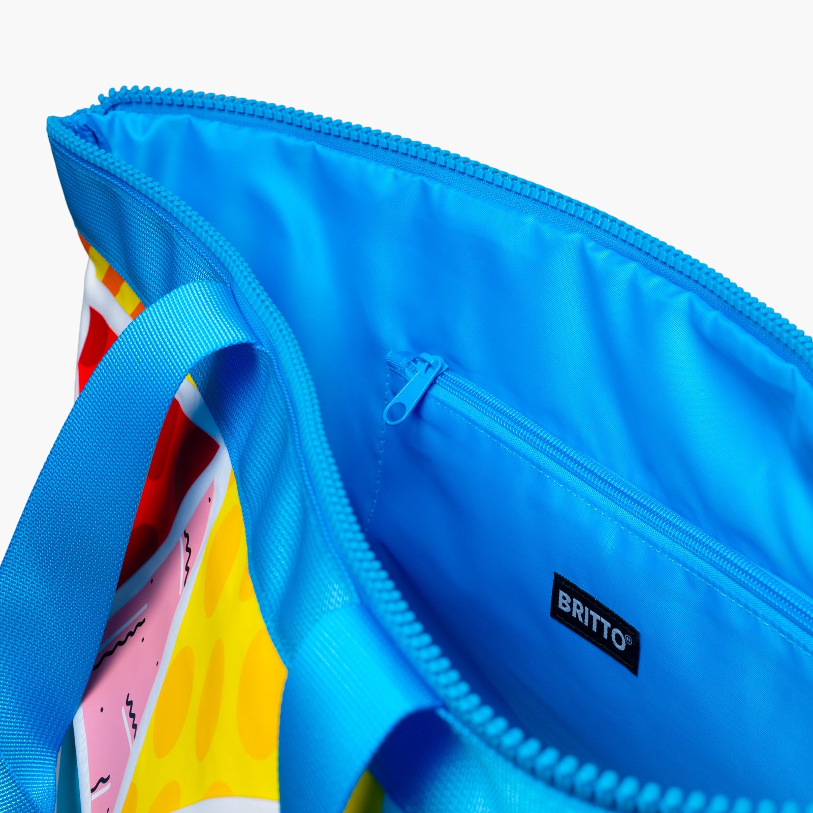 Baby Blue Landscape Britto Tote Bag