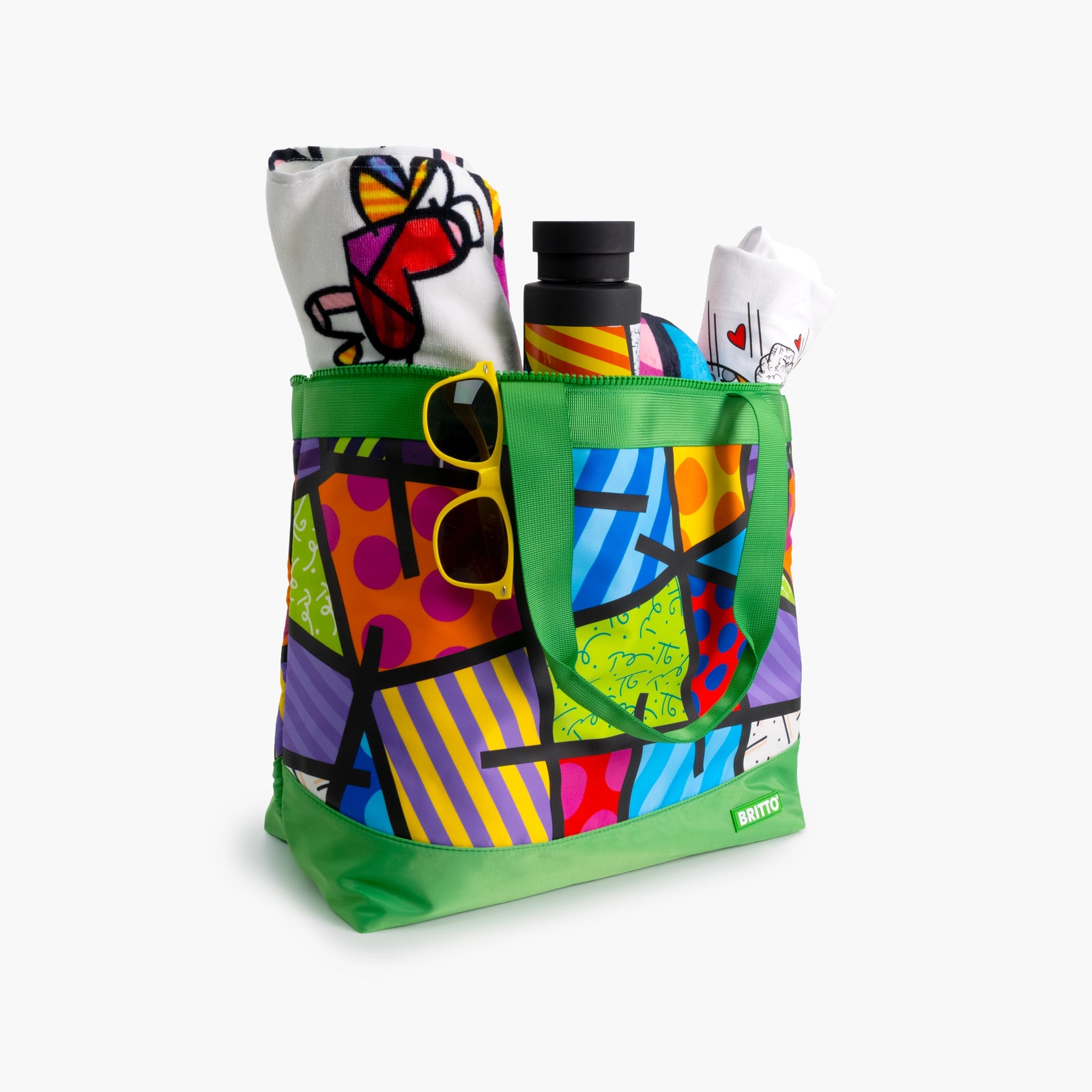 Green Landscape Britto Tote Bag