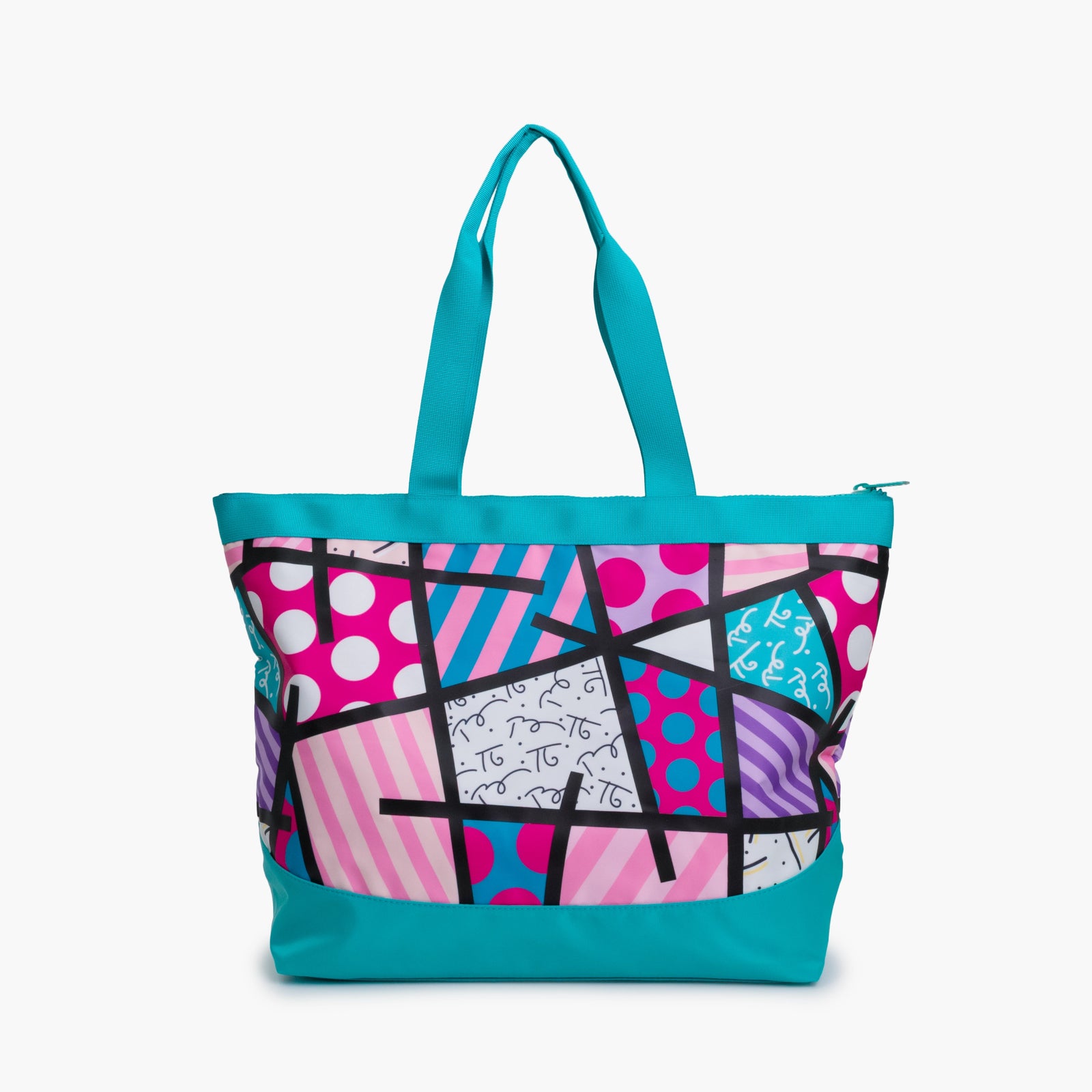 Pink Landscape Britto Tote Bag