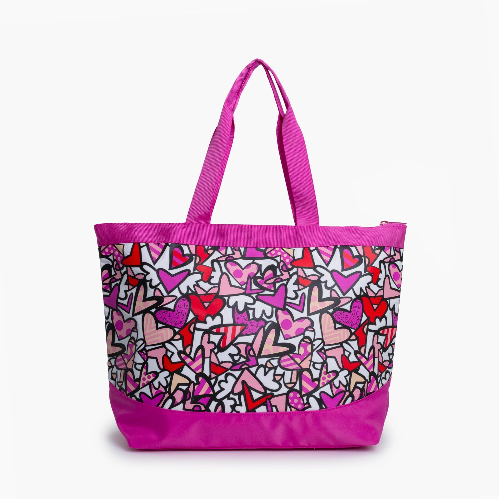 Alive Pink Britto Tote Bag