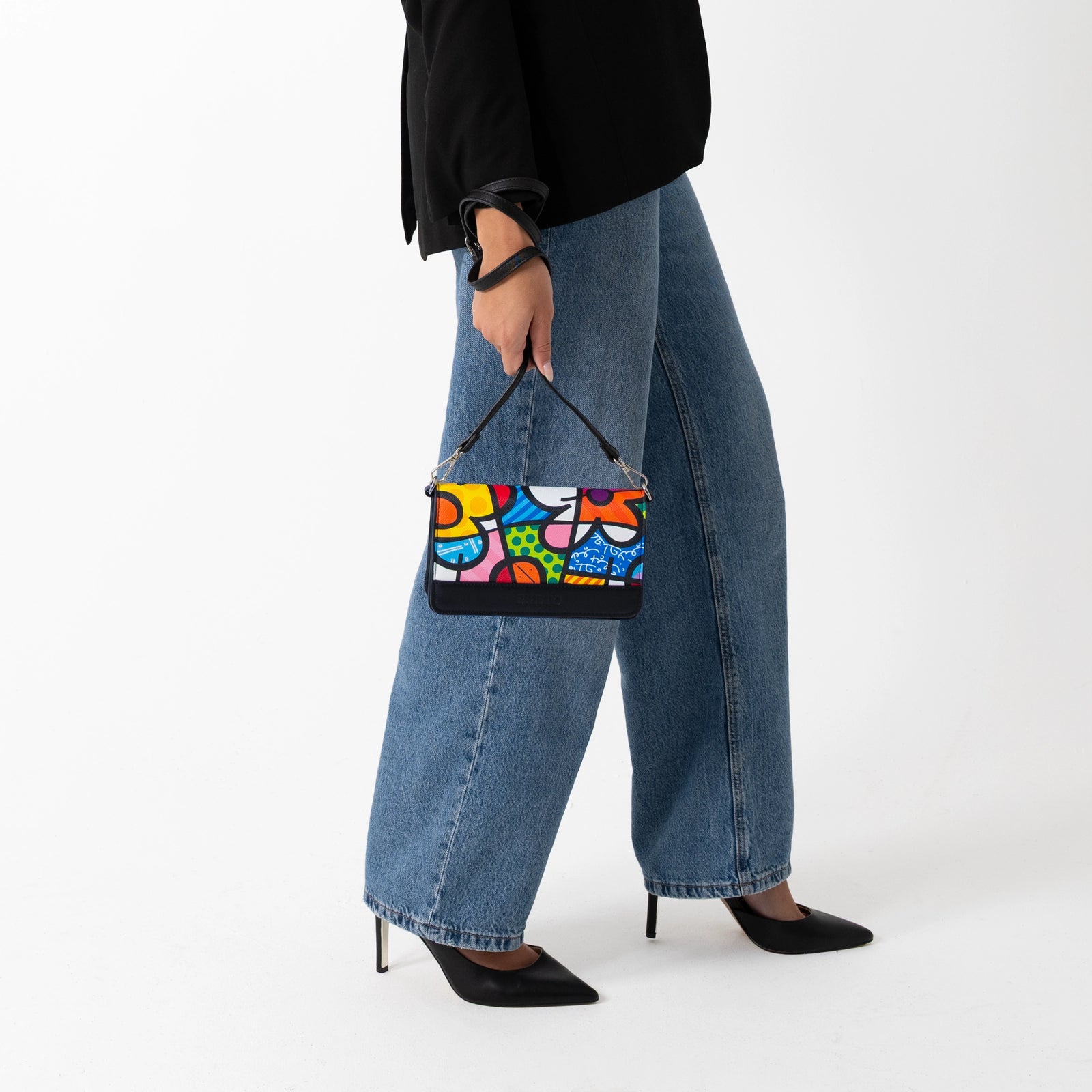 Botanical Garden Britto Eco Leather Crossbody Clutch