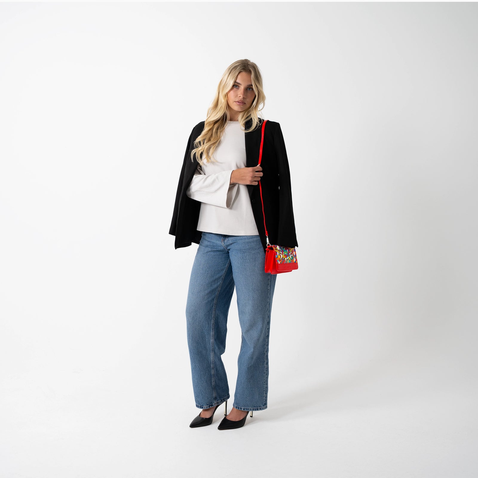 Love Burst Britto Eco Leather Crossbody Clutch