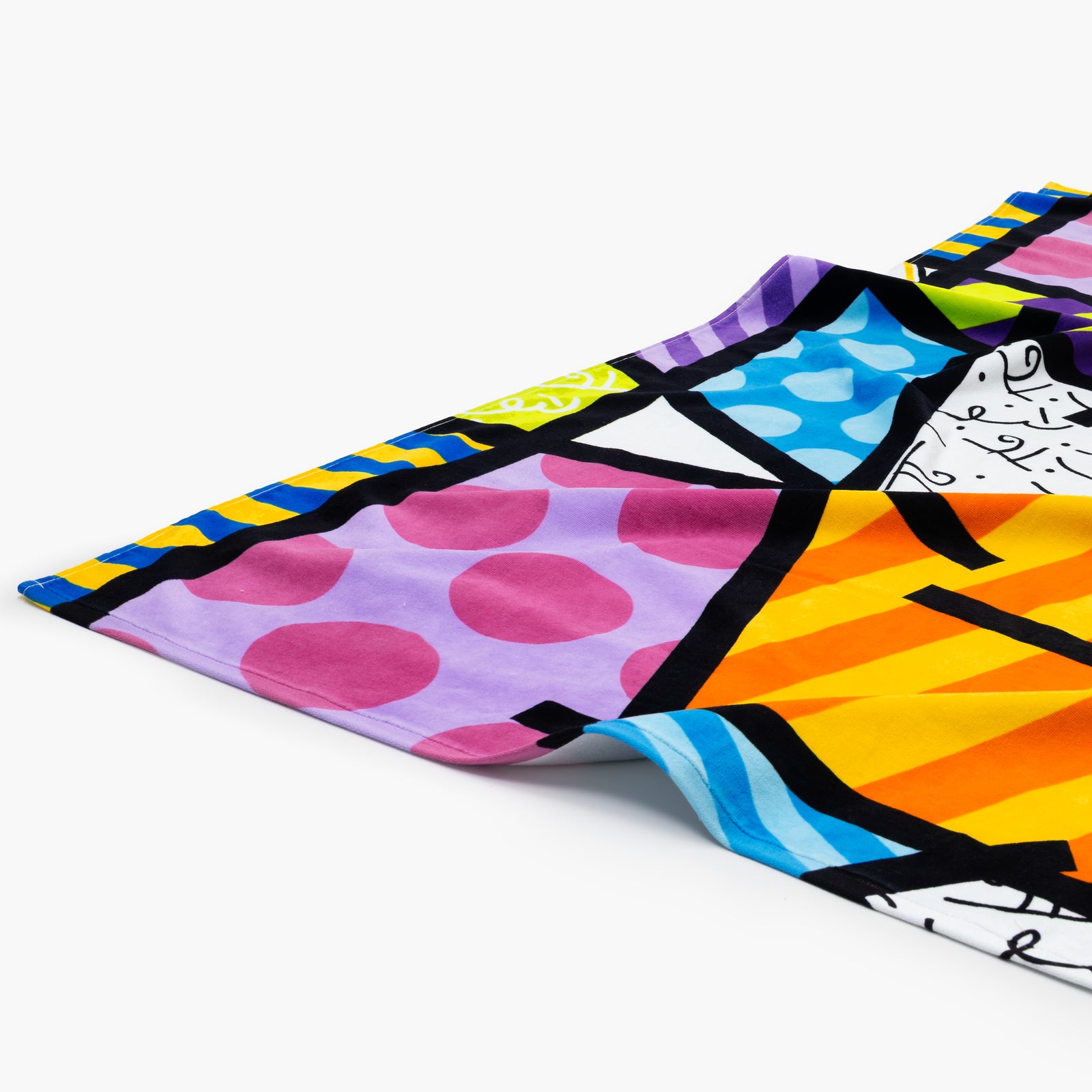 Colorful Landscape Britto XL Luxury Beach Towel