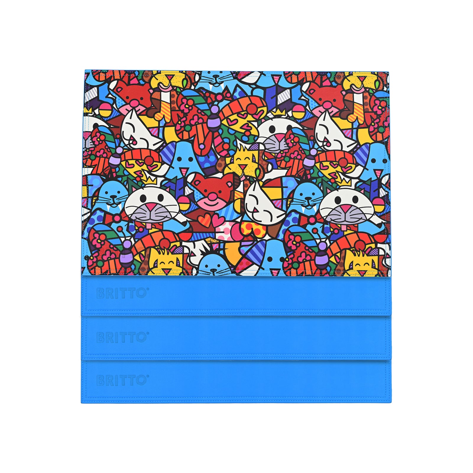 britto placemats best friends rectangle artistic colorful design collectible