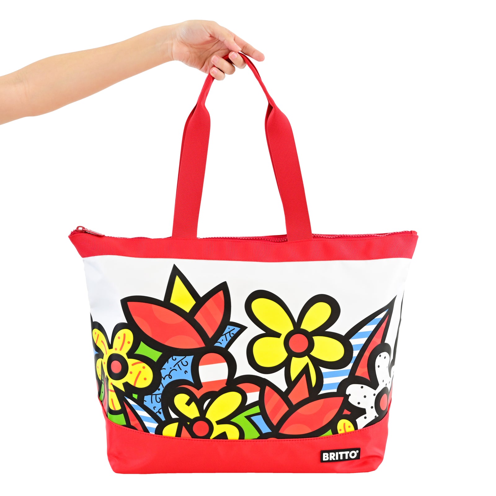 Flowers Britto Tote Bag