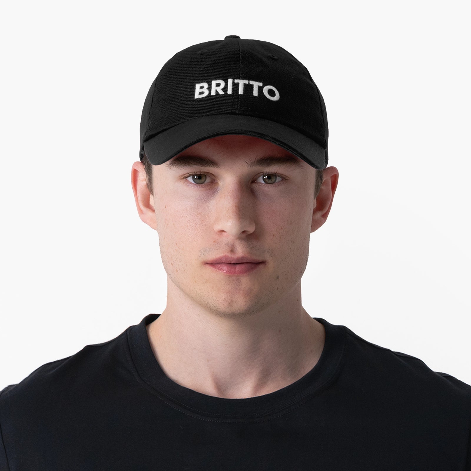 Black with Heart Britto Hat