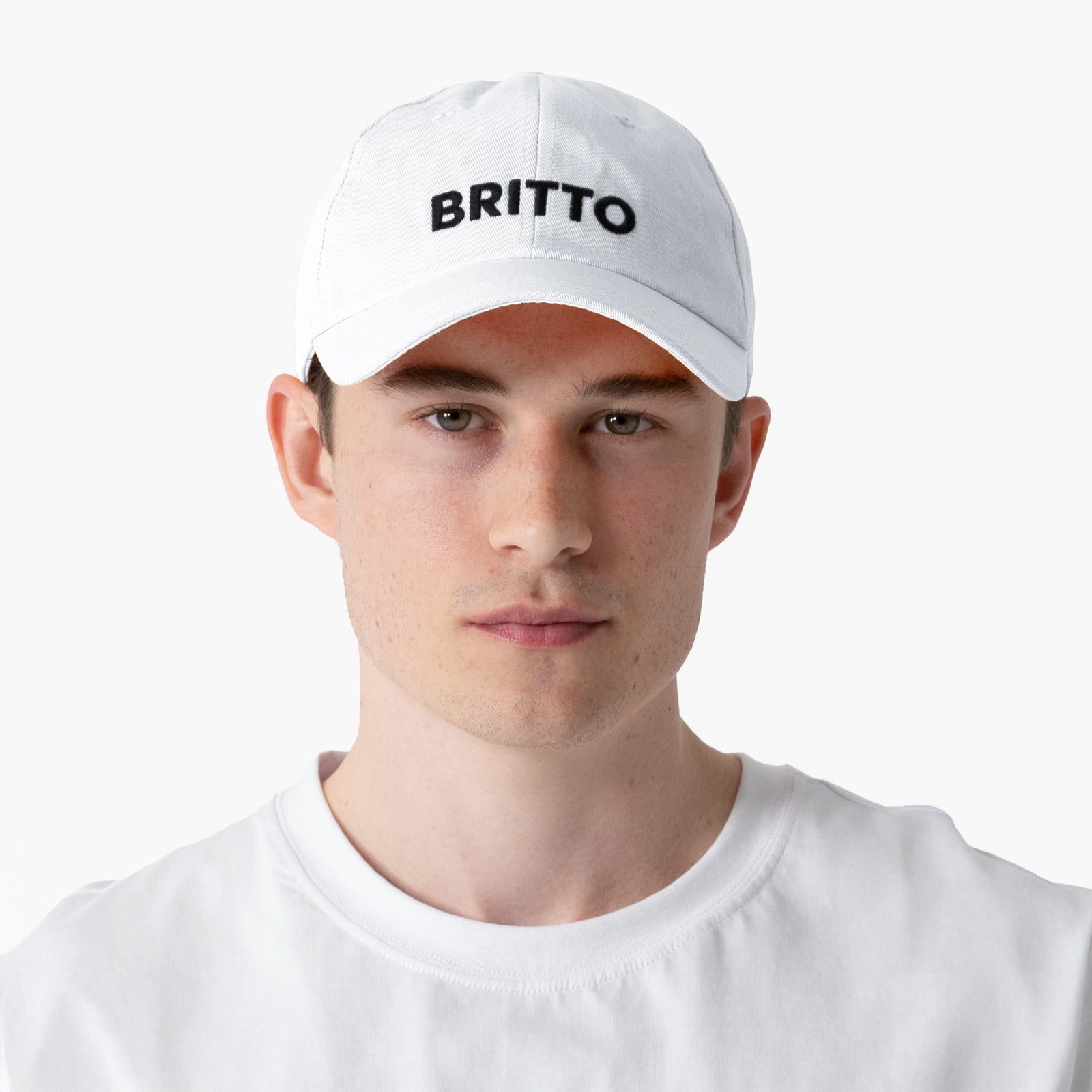 White with Heart Britto Hat