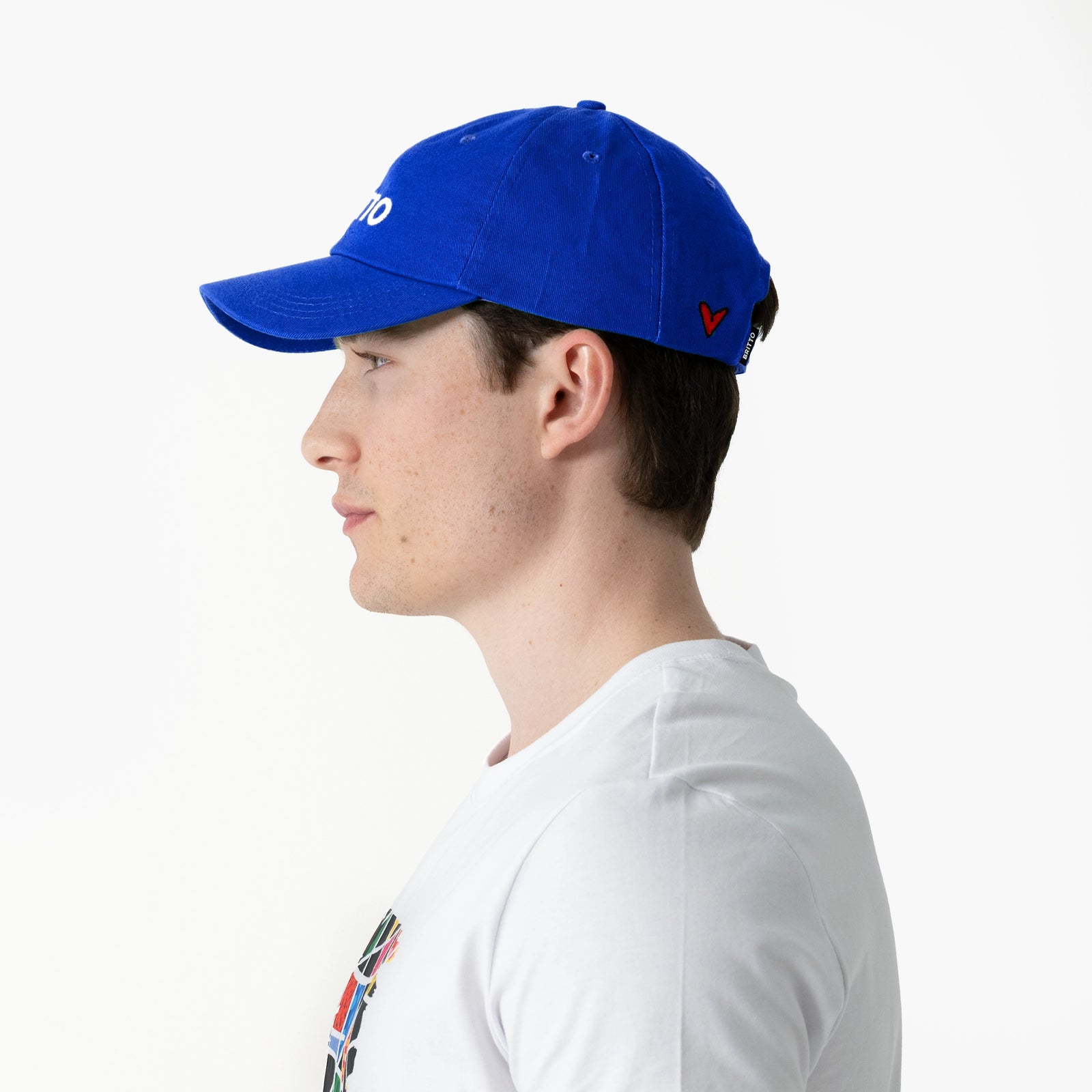 Blue with Heart Britto Hat