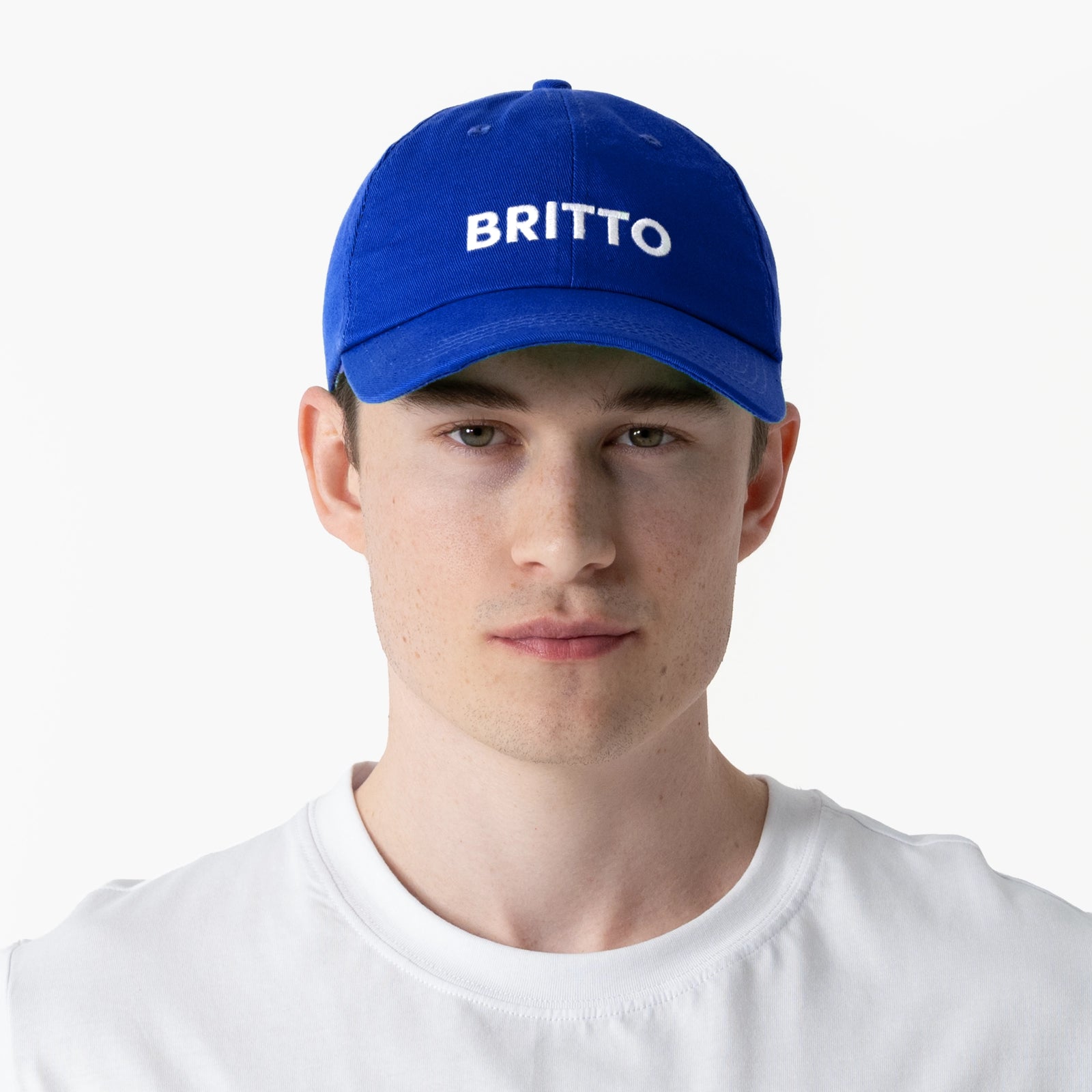 Blue with Heart Britto Hat