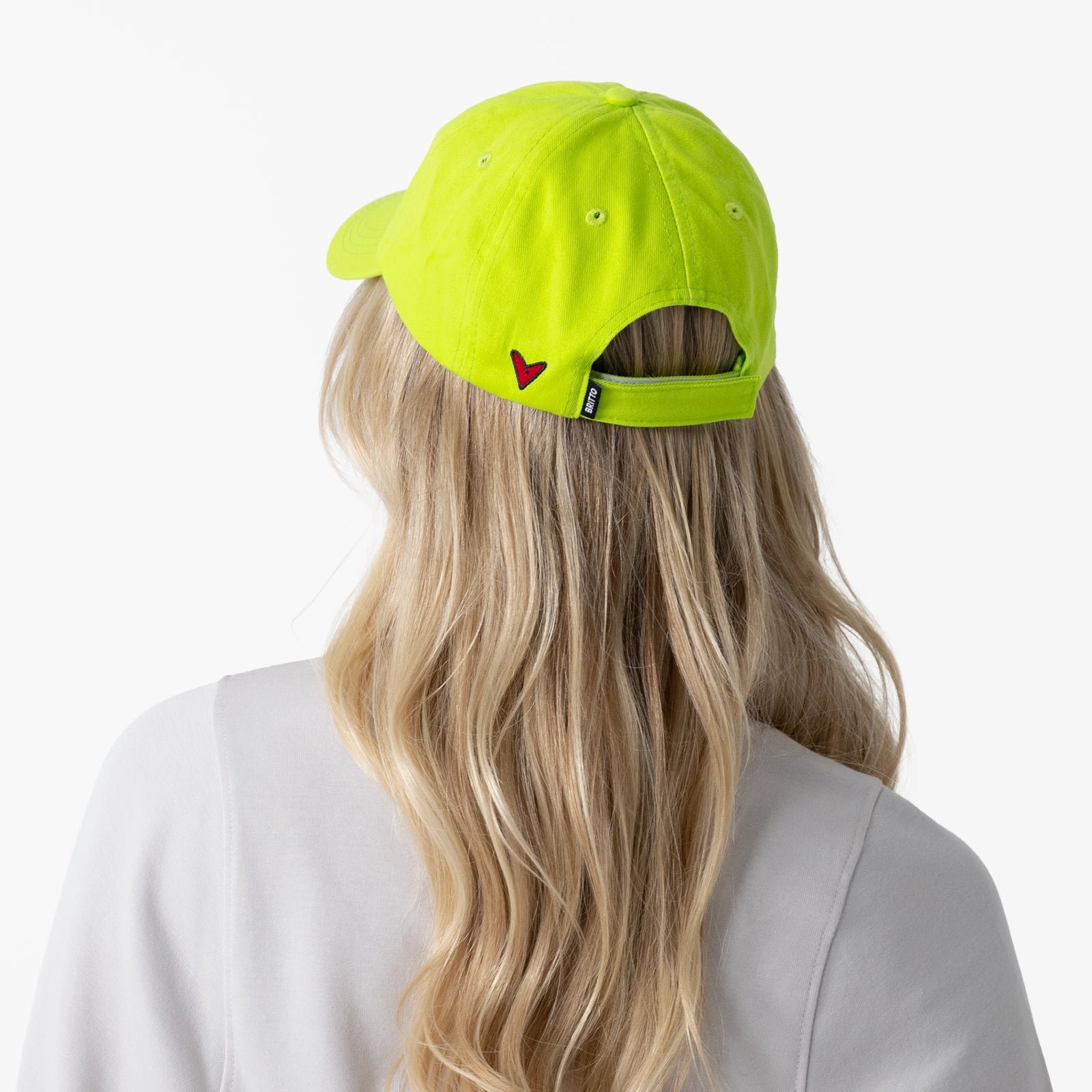 Lime Green with Heart Britto Hat